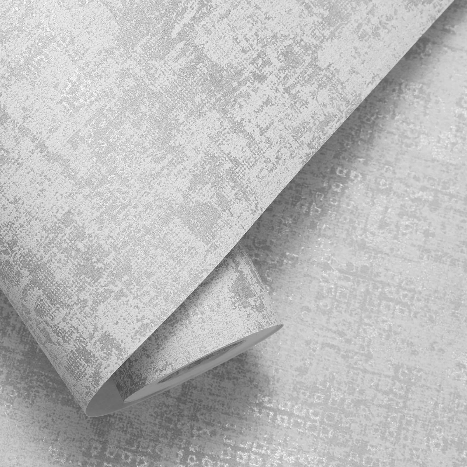 Pamatio Stone Glitter Effect Wallpaper Non-Woven Modern Grey Vintage Industrial Textured Metallic Wallpaper - for Bedroom Adults Living Room Corridor Modern Wall Paper, 53cm X 9.5m — image 1