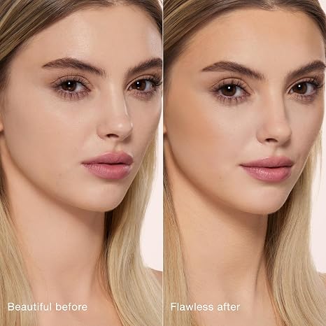 Charlotte Tilbury Airbrush Matte Bronzer - Smoothing & Blurring Powder Bronzer with an Airbrush Finish - Refillable Makeup Infused with Silky Mica & Hyaluronic Acid