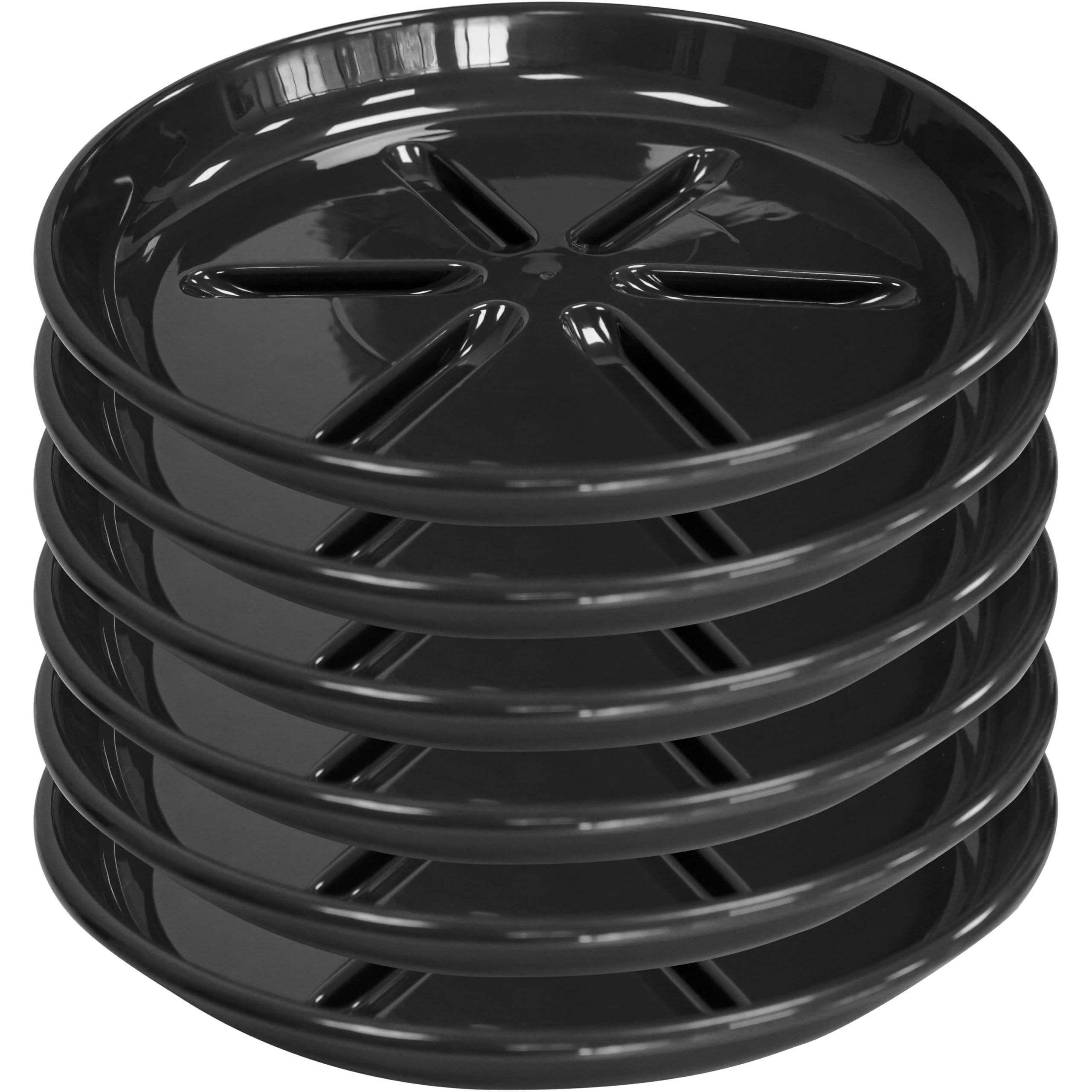 Plant Saucers - 6 Pack Heavy Duty Drainage Trays -16
