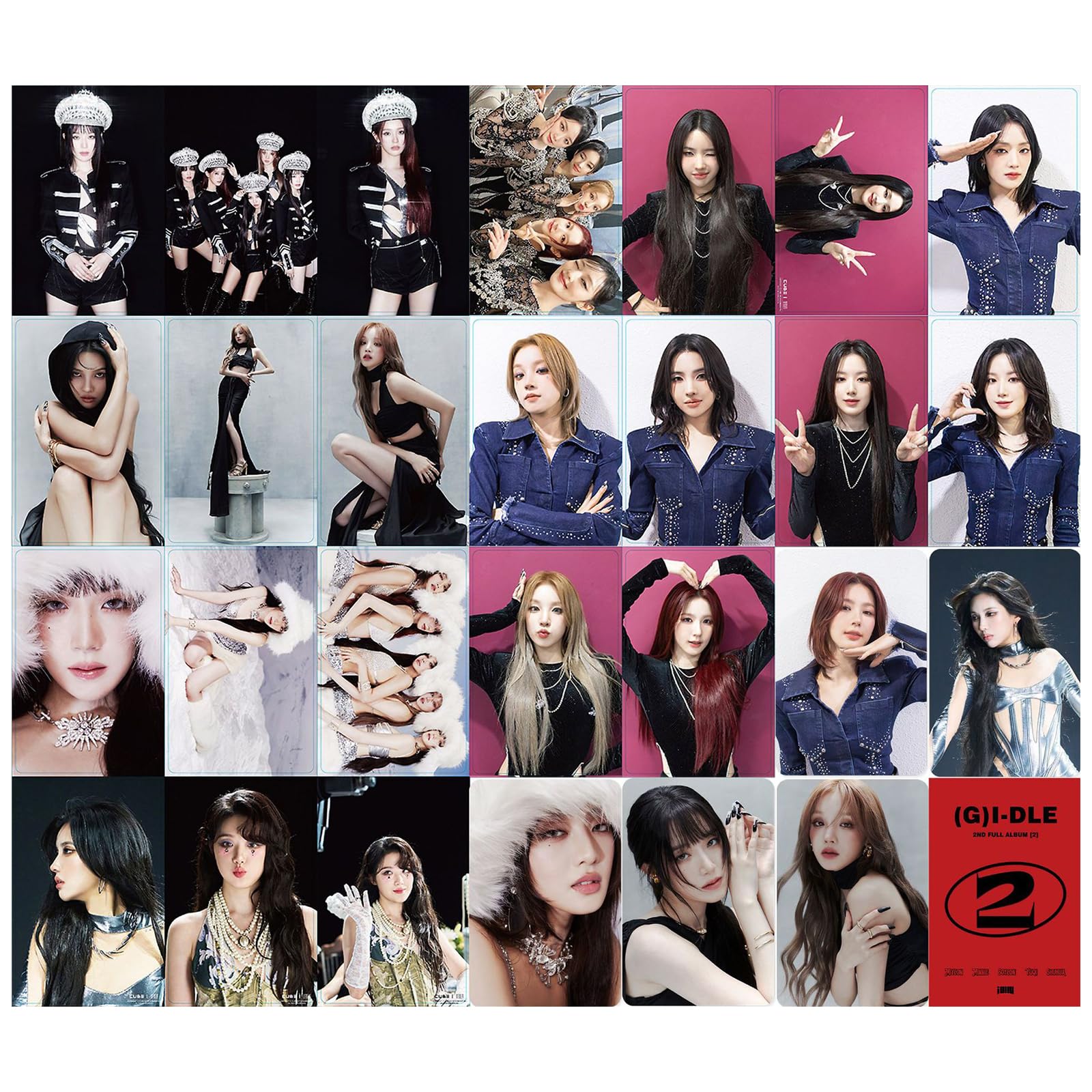 Amazon.com: KPOPBTS Gidle Photocard 55pcs (G) I-DLE Album [2