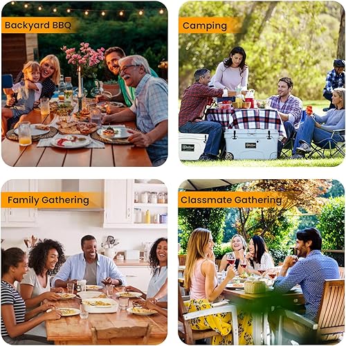 Miniatura 7 de Cincinnati Bearcat - Parrilla de gas propano portátil, 16,000 BTU con 2 quemadores, control de temperatura dual para portón trasero, caravana,