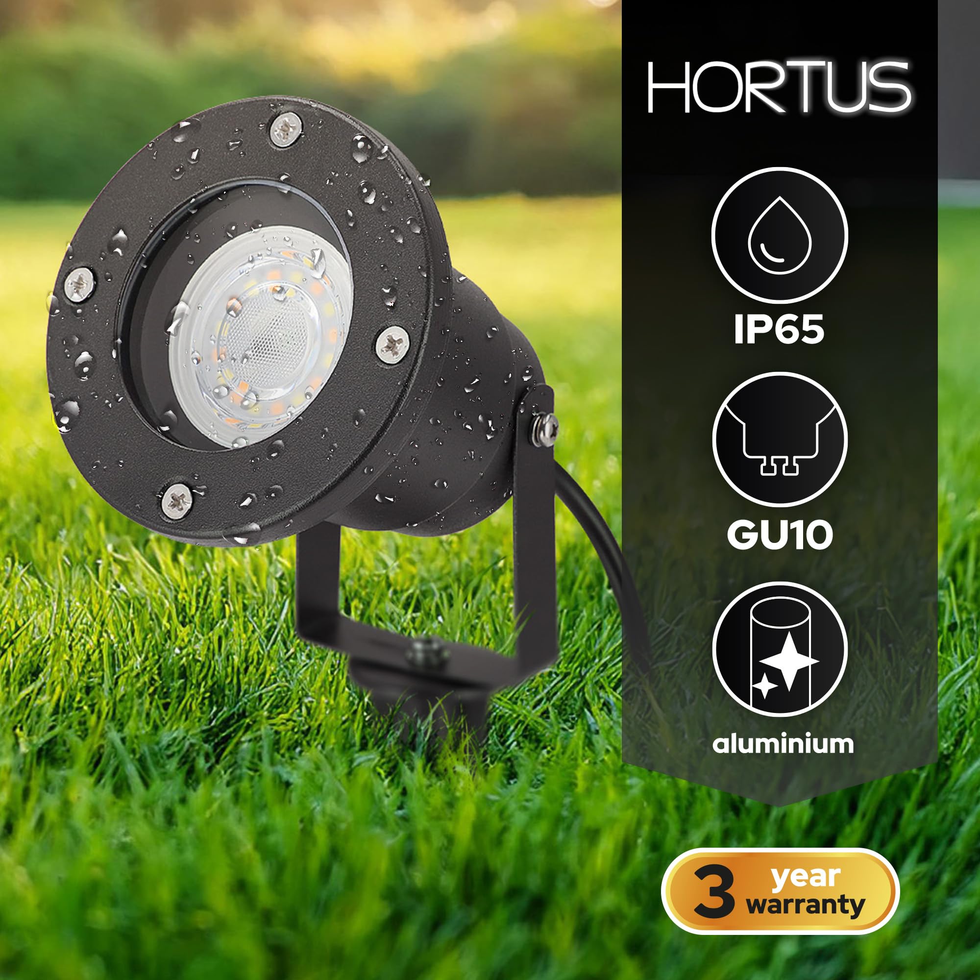LED Garden Spike Light 85-265V 5W IP65 3000K LED Solar Garden Light - 5W LED Spike Light And 5W - View #5