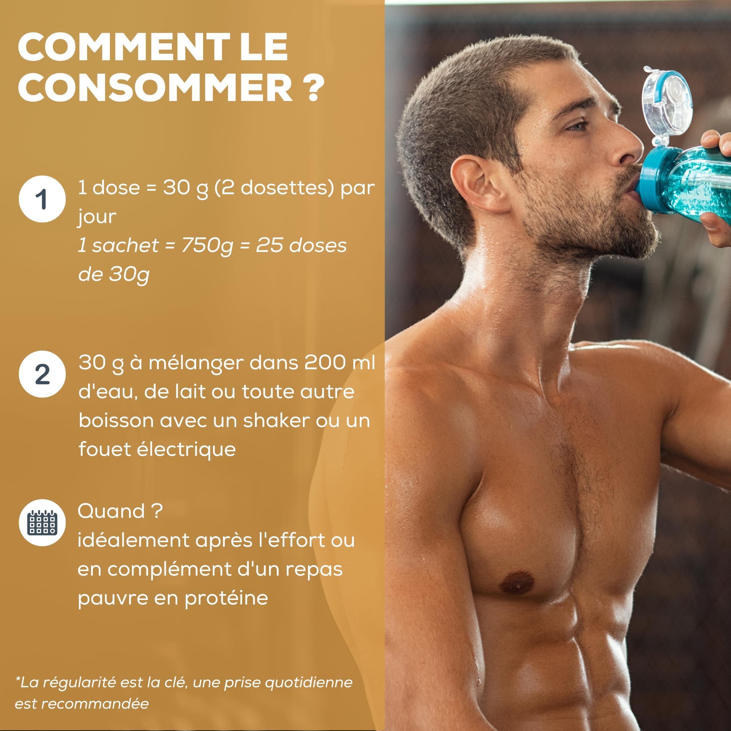 HUMBLE+ Protéine Ressource Whey Vanille-Caramel 750 g - France - 25 Doses | Concentré de Lactosérum du Lait des Alpes - Arômes Naturels, Onctueux, Riche en Apport - pour le Sport - Marque Française