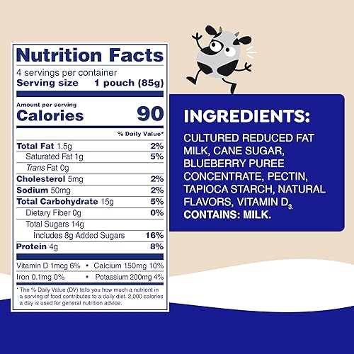 Miniatura 3 de GoGo squeeZ yogurtZ, plátano, 3 onzas