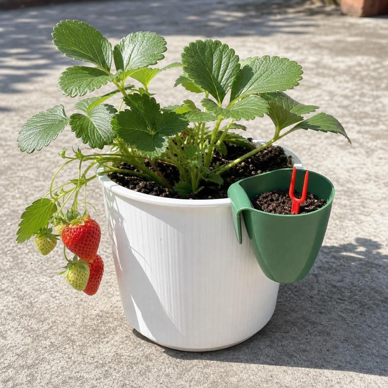 Qianly 20 Piezas Bandeja de Inicio para Plantas Propagación de Germinación con Orificios de Drenaje Set para Jardinería Interior y Cultivo en, L