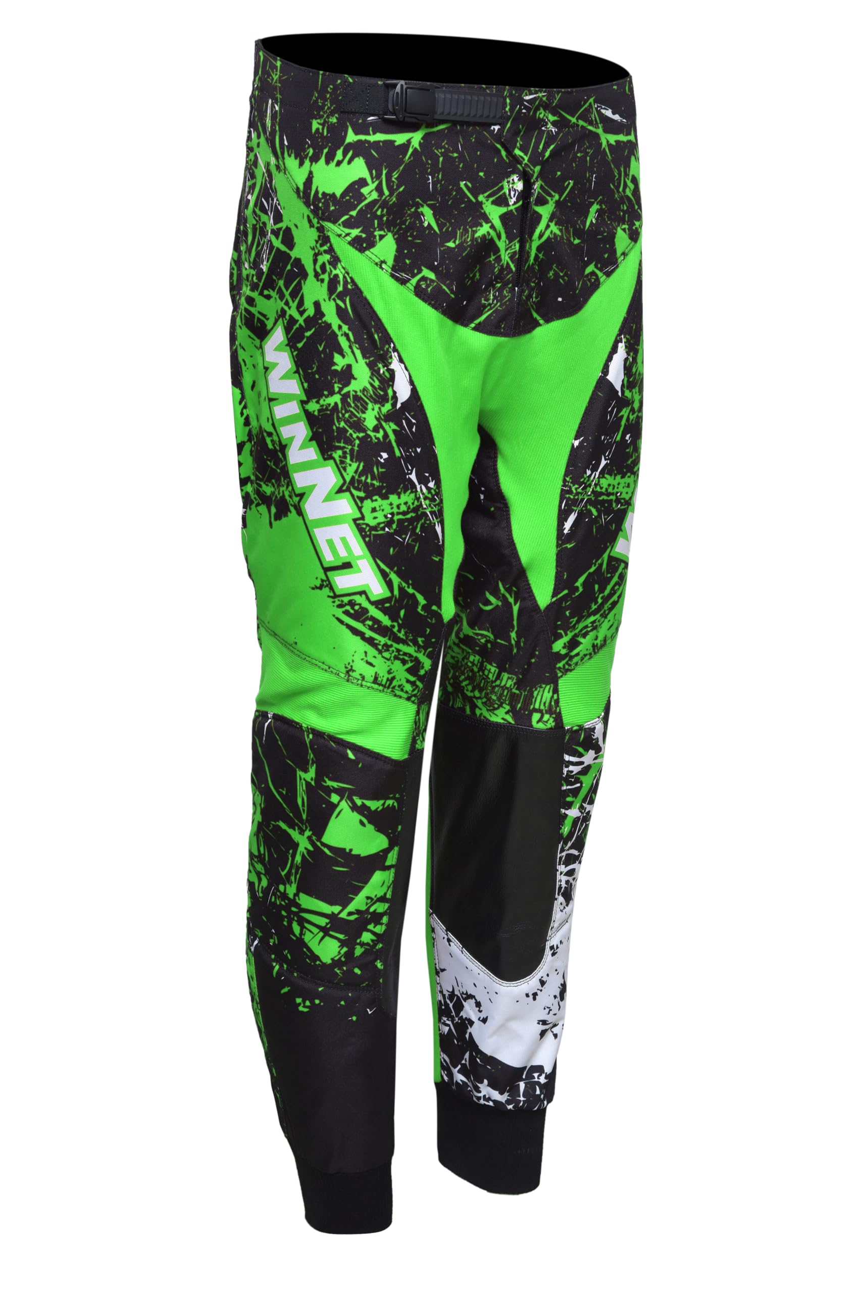 WinNet Pantaloni Bimbo Bambino Moto Cross Fuori Strada Enduro 4 6 8 10 12 Anni Mini Quad Motocross Calzoni Fuoristrada MX