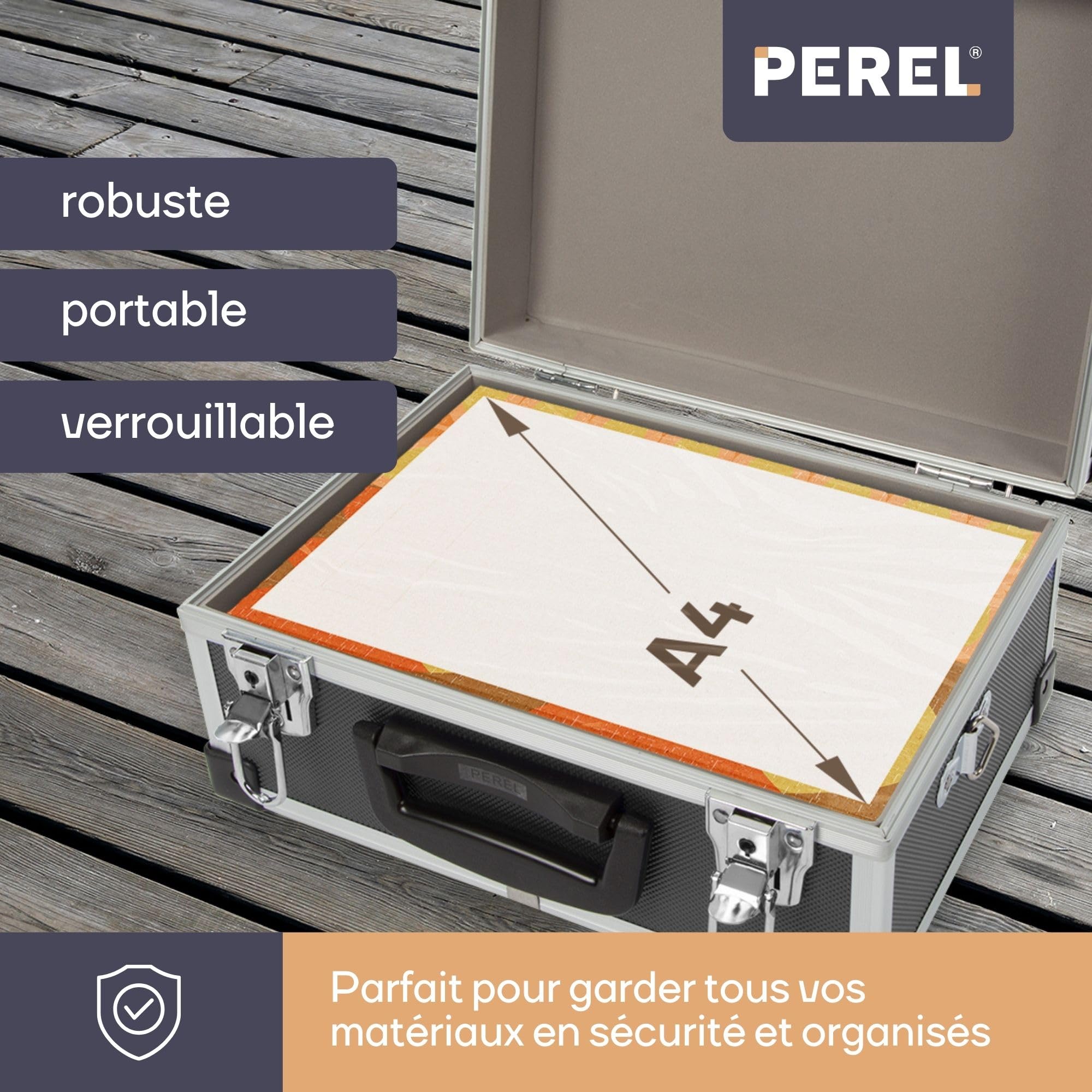Malette aluminium noire