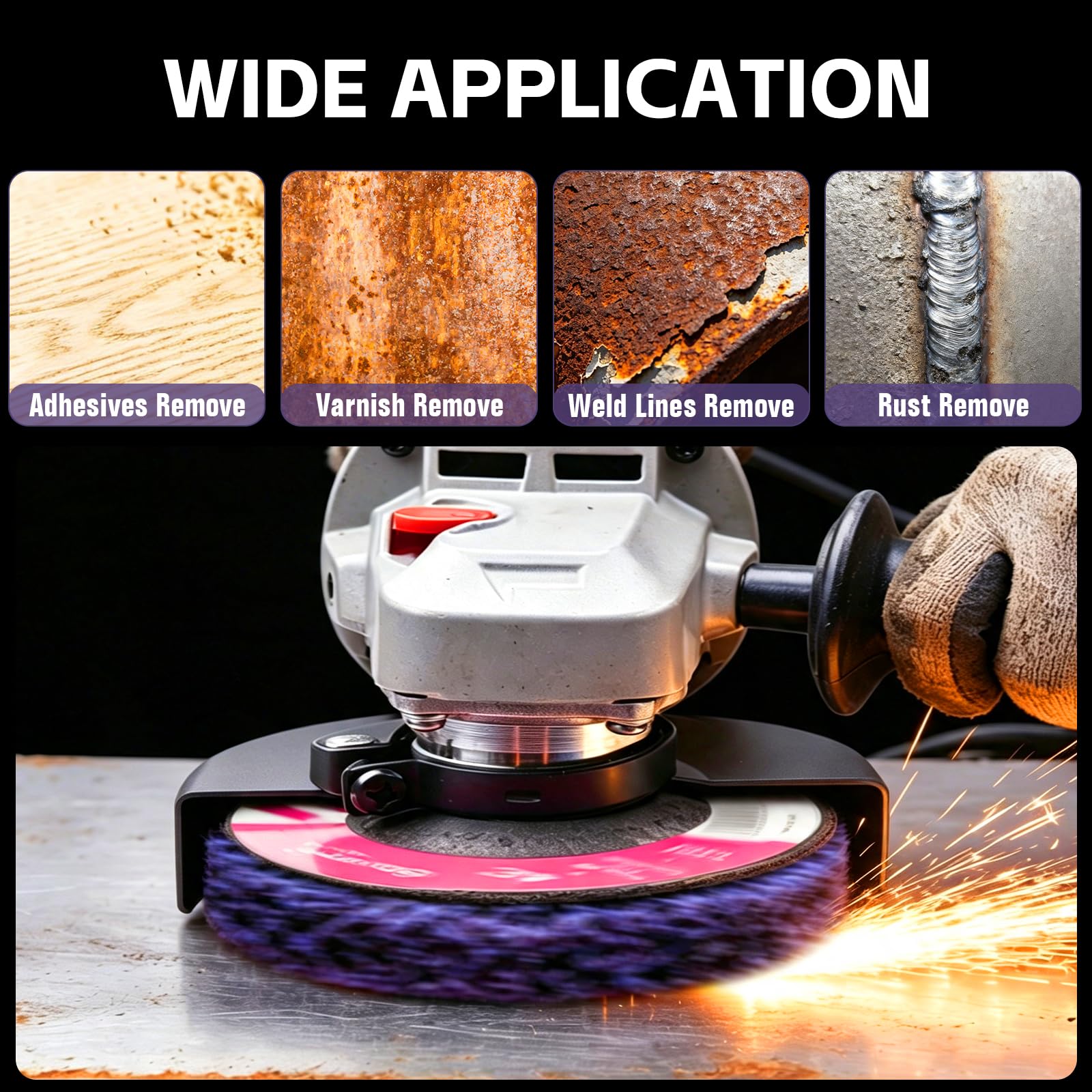 Paint & Rust Removal Wheels - Angle Grinder Discs -5