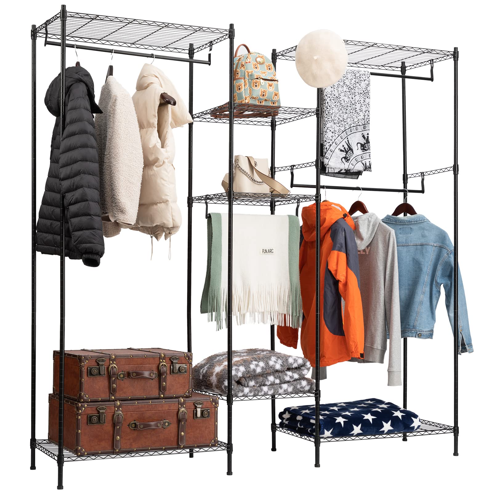Buy MATICO ExtraLarge Garment Rack Heavy Duty L Shape Clothing Rack