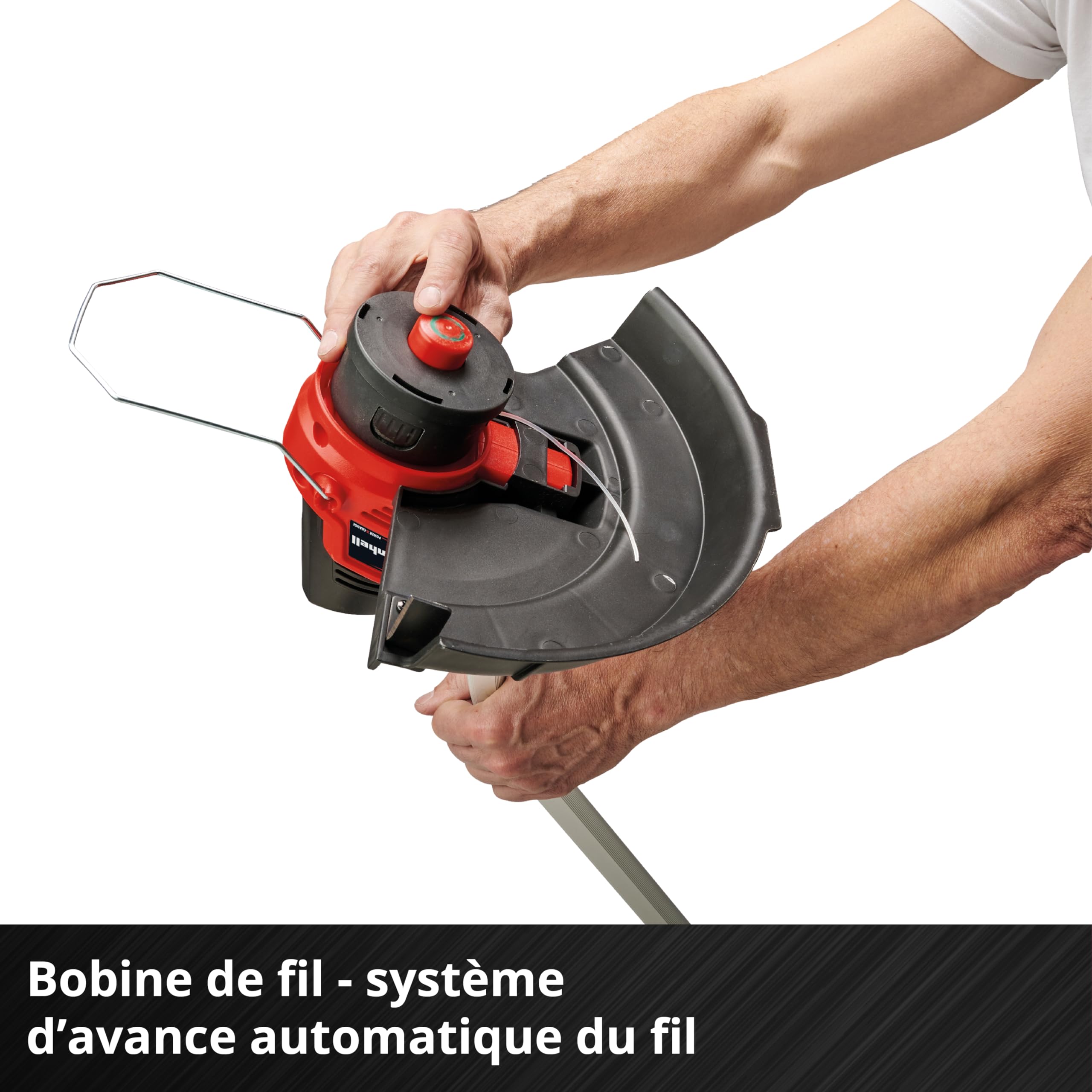 Einhell Coupe-Bordures sans Fil GE-CT 18/33 Li E- Solo Power X-Change (18V, Variateur de Vitesse à 2 Niveaux,Largeur de Coupe de 33 cm) Livré sans Batterie ni Chargeur