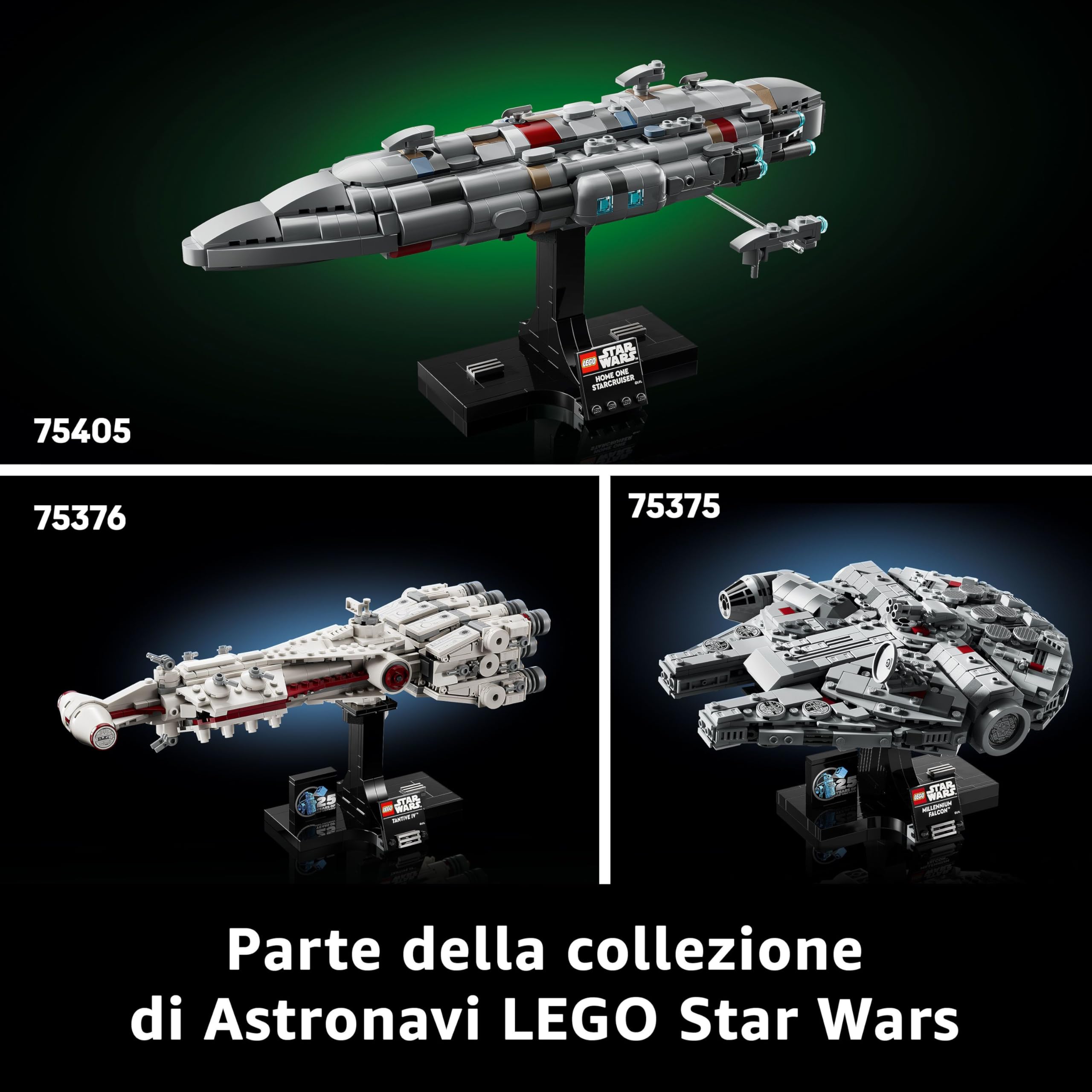 LEGO Star Wars 75404 Nave d'Assalto Classe Acclamator, Modellino da Costruire di Astronave da Collezione con Supporto, Idea Regalo di Compleanno per Adulti, Uomo, Donna e Fan dell'Attacco dei Cloni