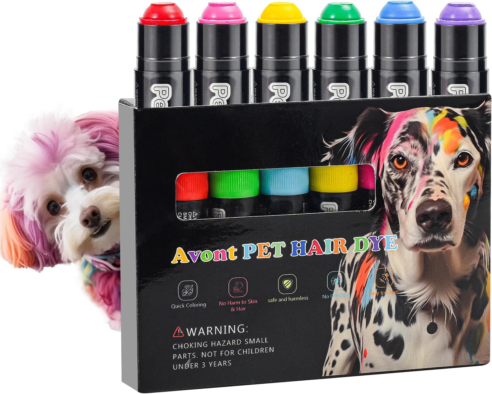 Amazon.com : Dog Hair Dye- 12 Color Dog Safe Hair Dye- Dog Dye Non
