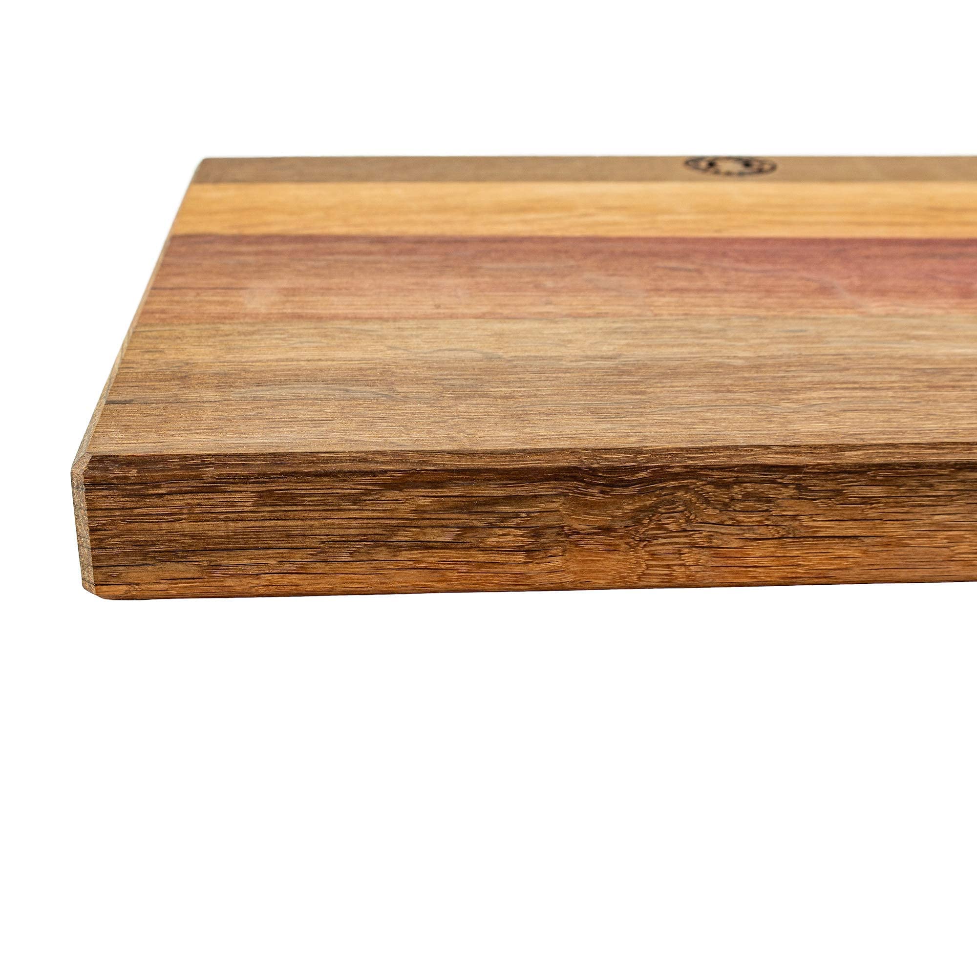 Palatina Werkstatt Schneidebrett aus Holz groß XXL & massiv aus Eiche - Küchenbrett Unikat Made in Germany 100% Handarbeit - Auch als Frühstücksbrettchen gut geeignet