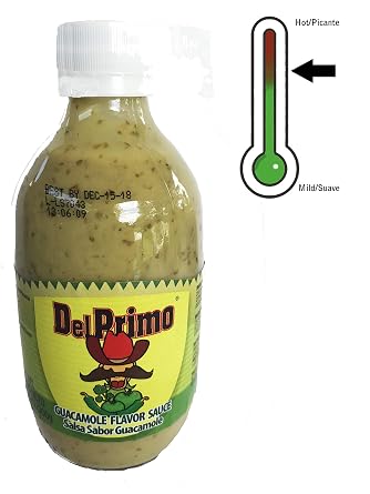 Del Primo Salsa Sauce Sampler 10.5oz Bottle (Pack of 4 Different Flavors)