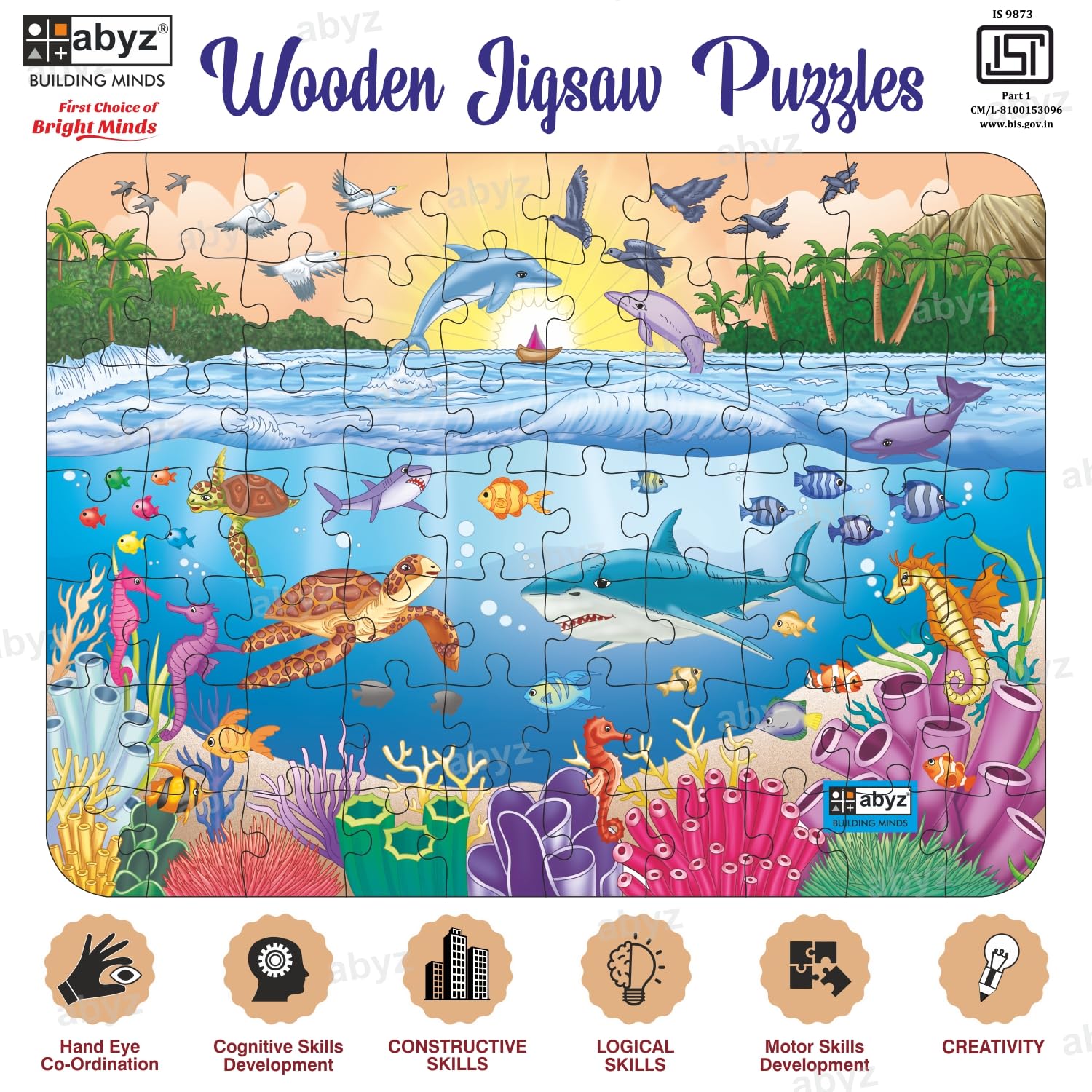 Buy ABYZ Wooden Jigsaw Puzzle – Under The SEA Playset for Fun