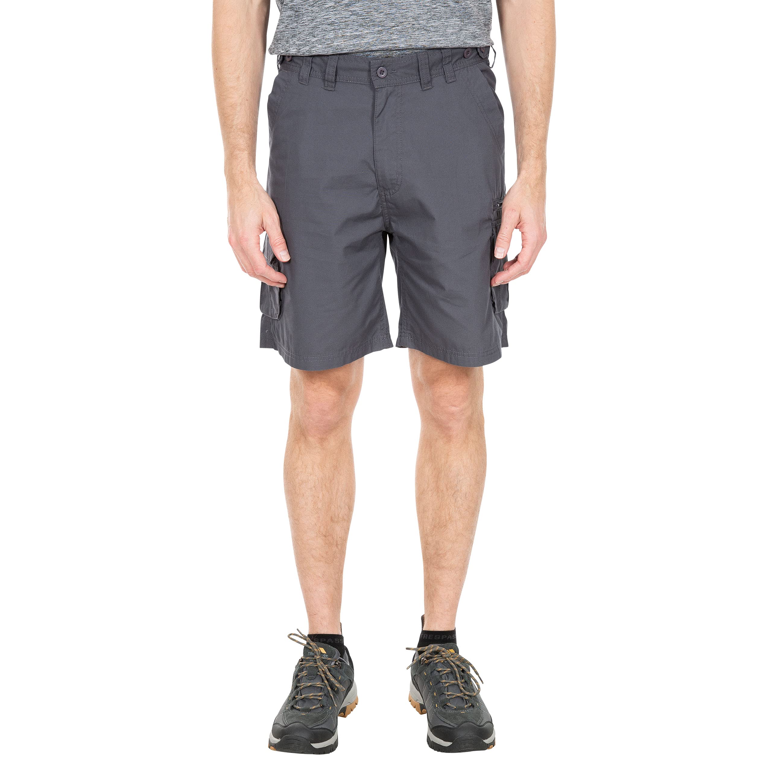 TrespassMen's Gally Trespass Men's Gally Shorts - Graphite, Large