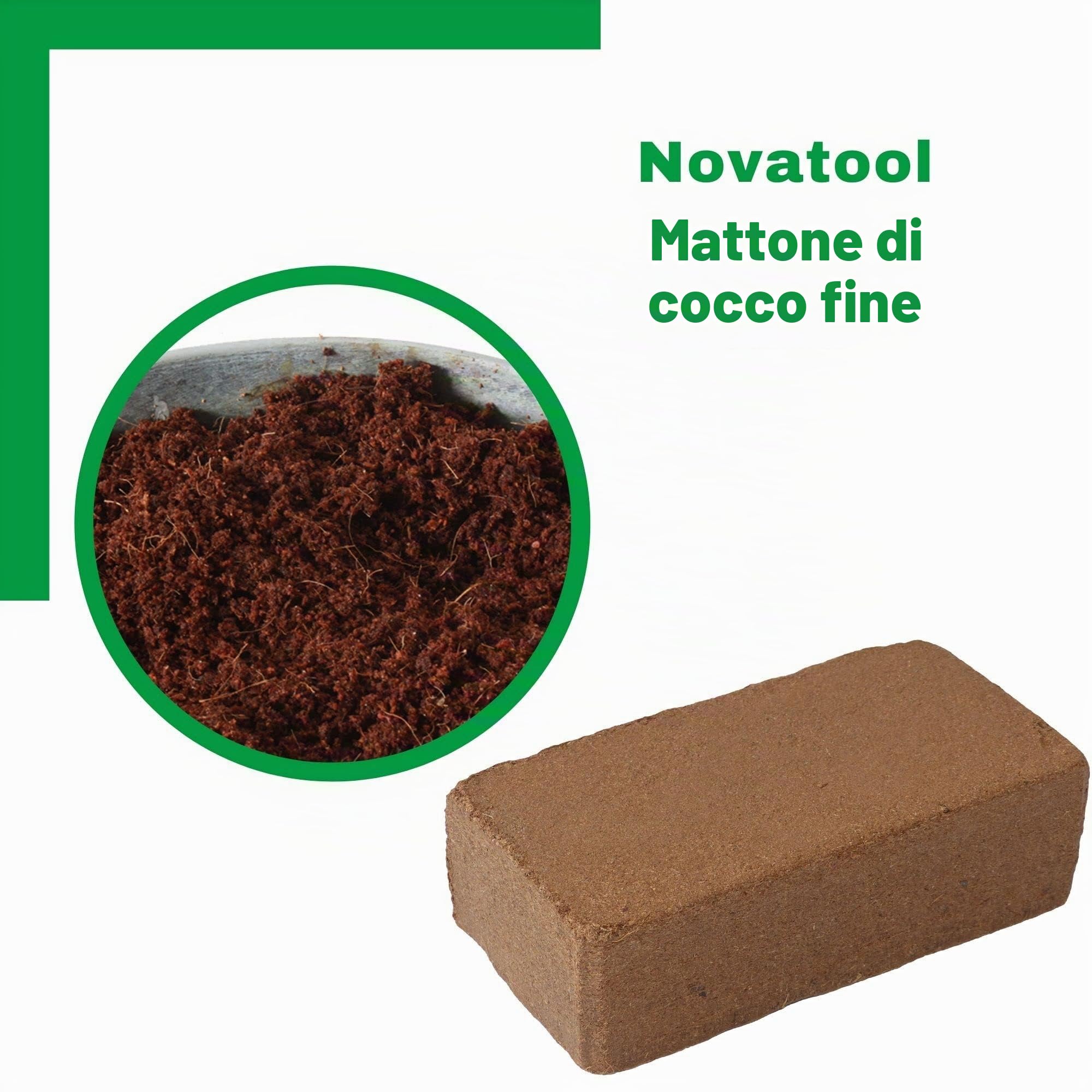 Novaliv Spirale per Erbe Aromatiche con 4X Mattoni di Cocco I 35cmxØ55cm I Antracite I Aiuola per Erbe Aromatiche, Torre per Fragole, Lumaca per Erbe Aromatiche, Grande Torre per Piante, Spirale per
