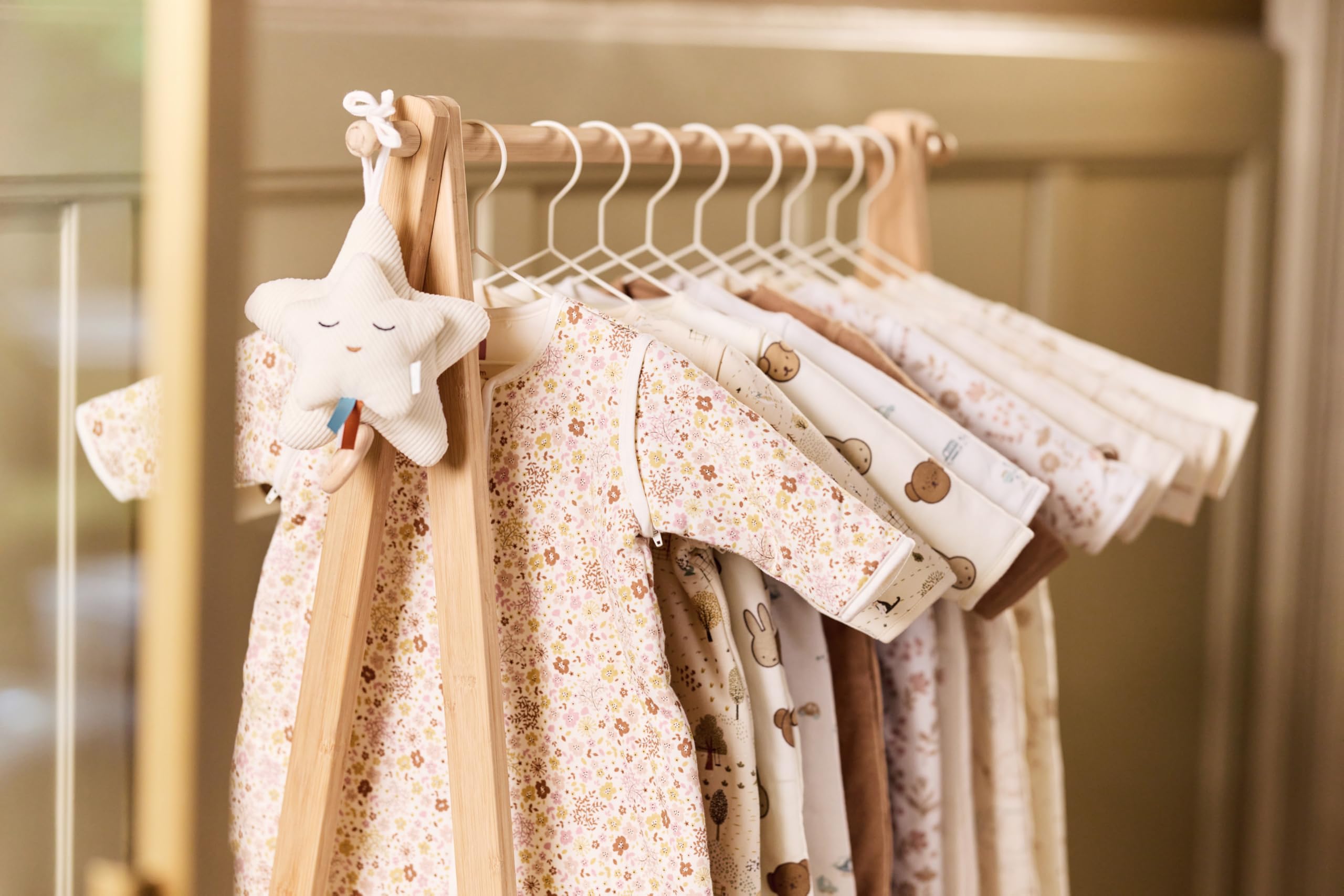 Jollein Śpiwór niemowlęcy – 90 cm – Tiny Park – bawełna – 2,5 do 3,5 TOG – zdejmowane rękawy – certyfikat Öko-Tex – śpiwór dla niemowląt – śpiwór zimowy – również na wiosnę i jesień