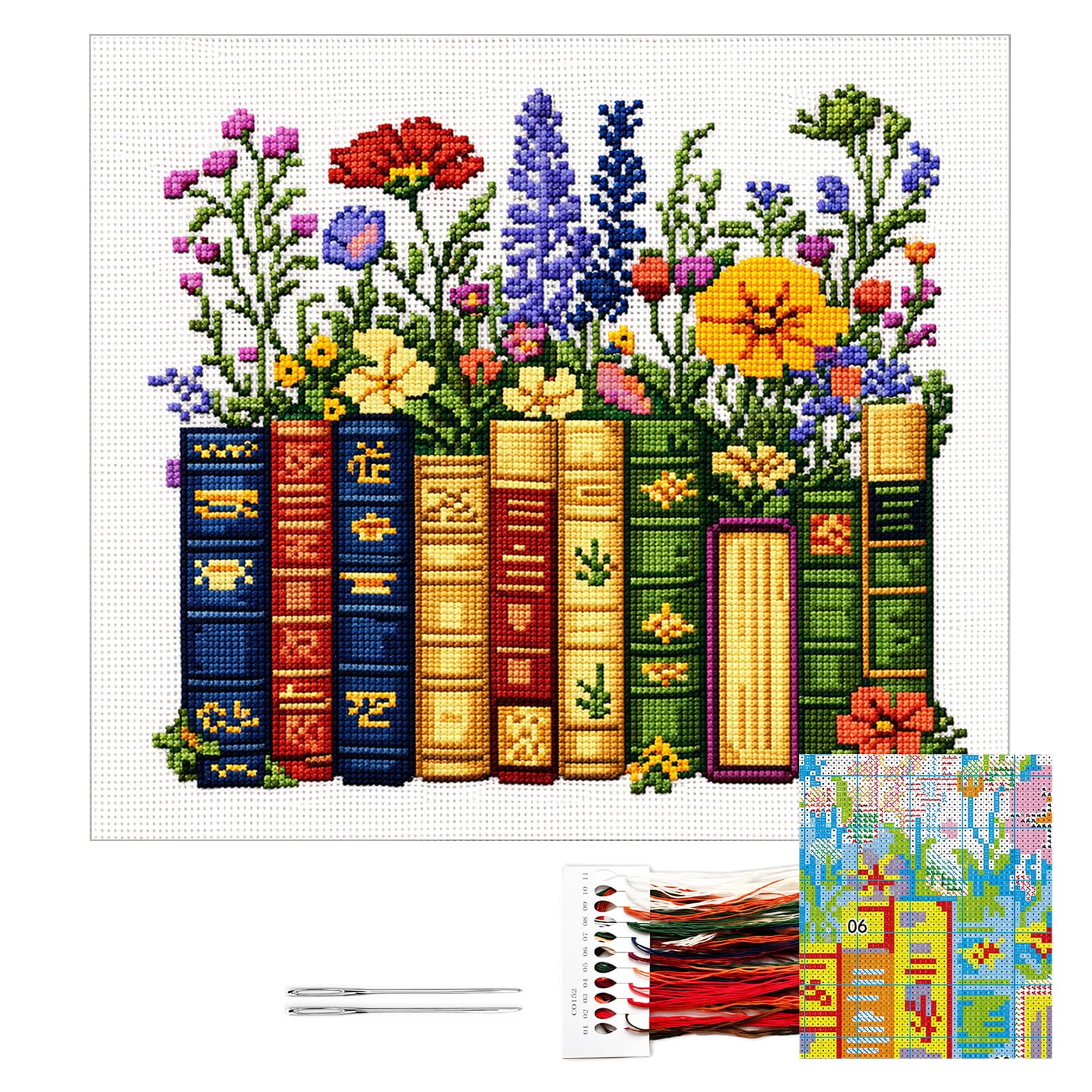 CKUO Counted Cross Stitch Kits for Adults Beginners