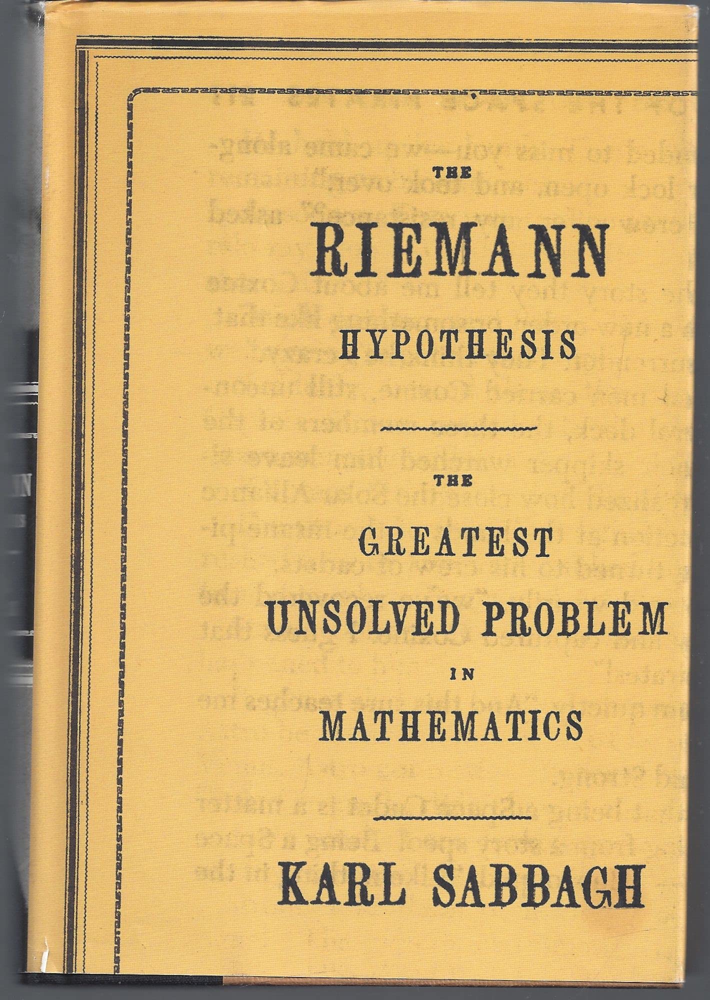 The Riemann Hypothesis