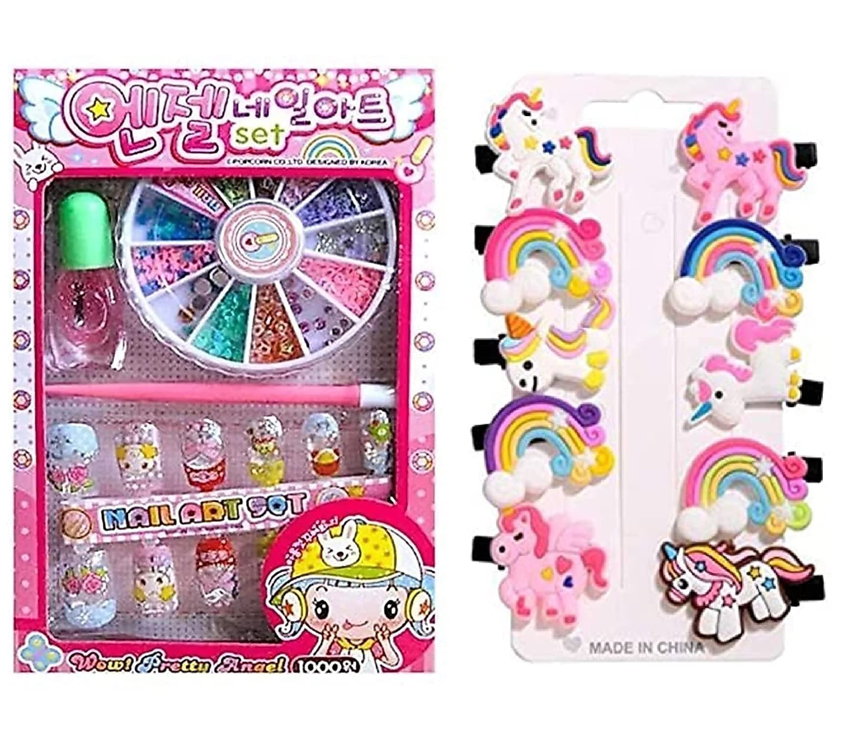 See full amazon price history chart for Karic Nail Art kit and 10Pc Rainbow Unicorn Hair Clips Set for Girls Birthday Gift for Girls Little Girls, Kids Pretend Play (Random Cute Nail Designs)- Multicolor Pack of 2 Items Karic Nail Art kit and 10Pc Rainbow Unicorn Hair Clips Set for Girls Birthday Gift for Girls Little Girls, Kids Pretend Play (Random Cute Nail Designs)- Multicolor Pack of 2 Items (B09WM12K4T) Amazon Price History, Amazon Price Tracker