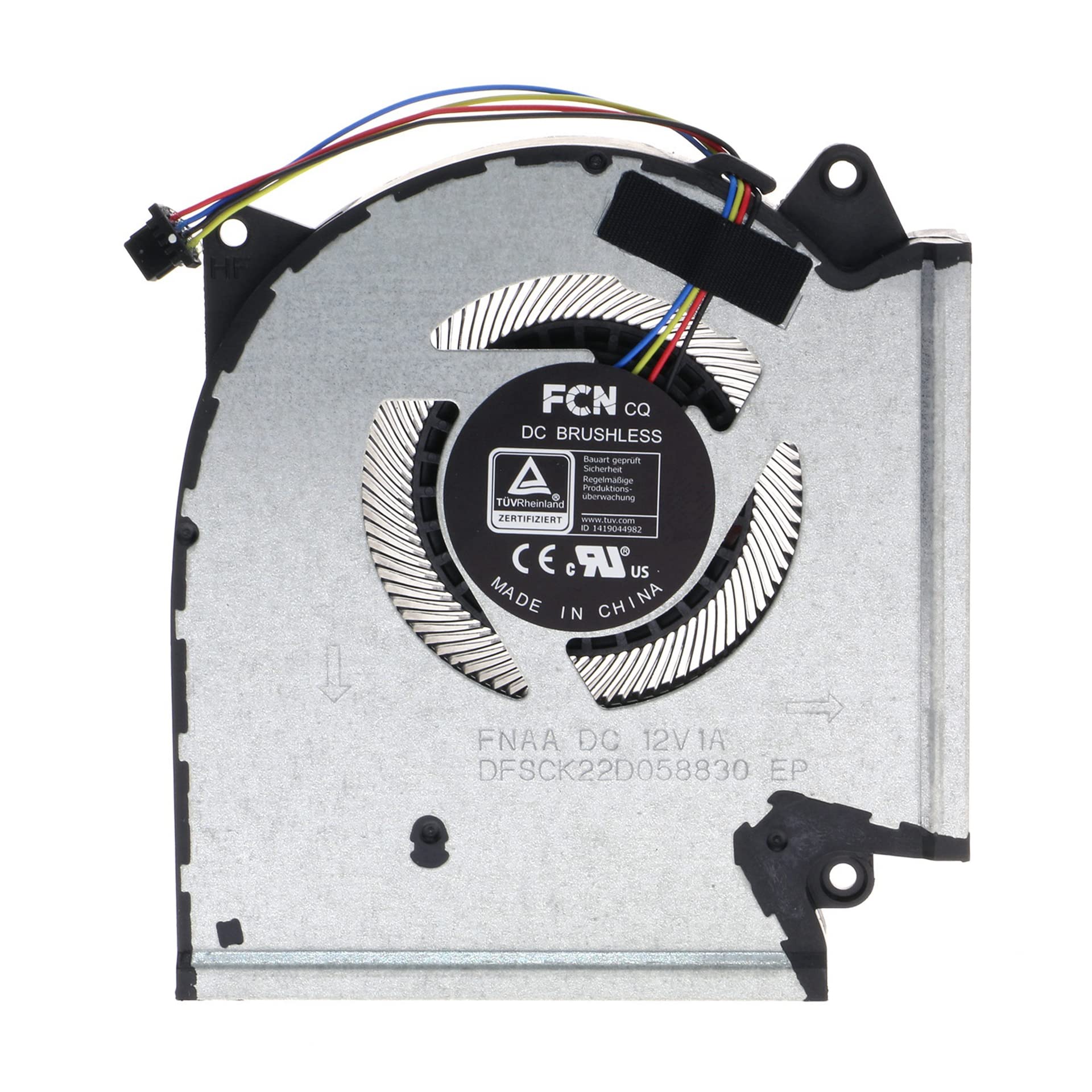 Ersatz-CPU- und GPU-Lüfter für Asus ROG Strix G513IM G513QR G513QM G513IR G513Q G533QM G533QR G533QS G713IM G713IR G713QM G713QR G733QS G733QSA G7733QM G733QR PX713QM 12V FNAA 13NR0540P02011