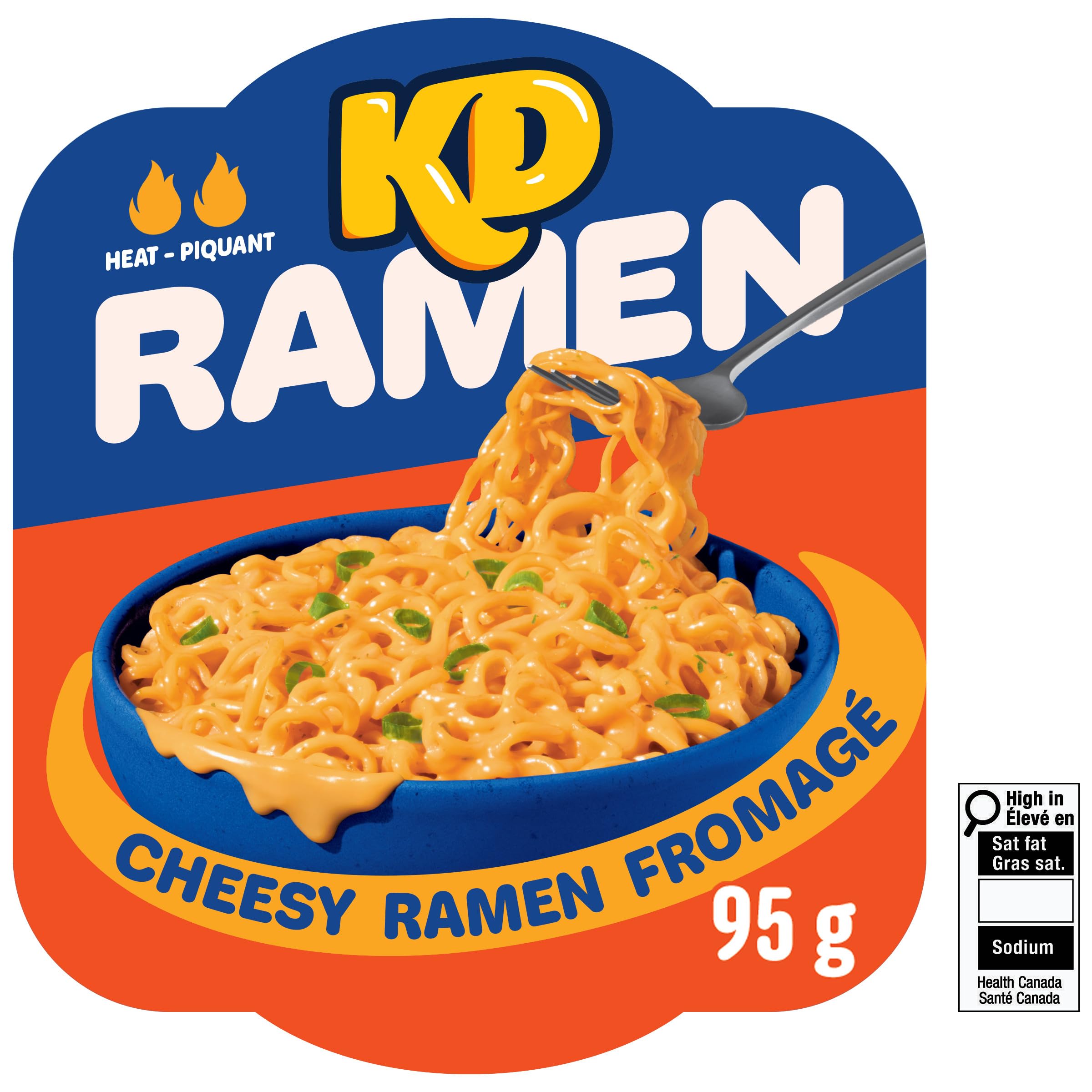 Kraft Dinner Original Spicy Cheesy Ramen 95 g Bowl
