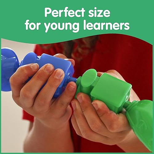 Miniatura 6 de APRENDIZAJE - Bloques de enlace de transporte – Juego de 36 – 18 meses – Bloques de conexión para niños pequeños – Construcción temprana,