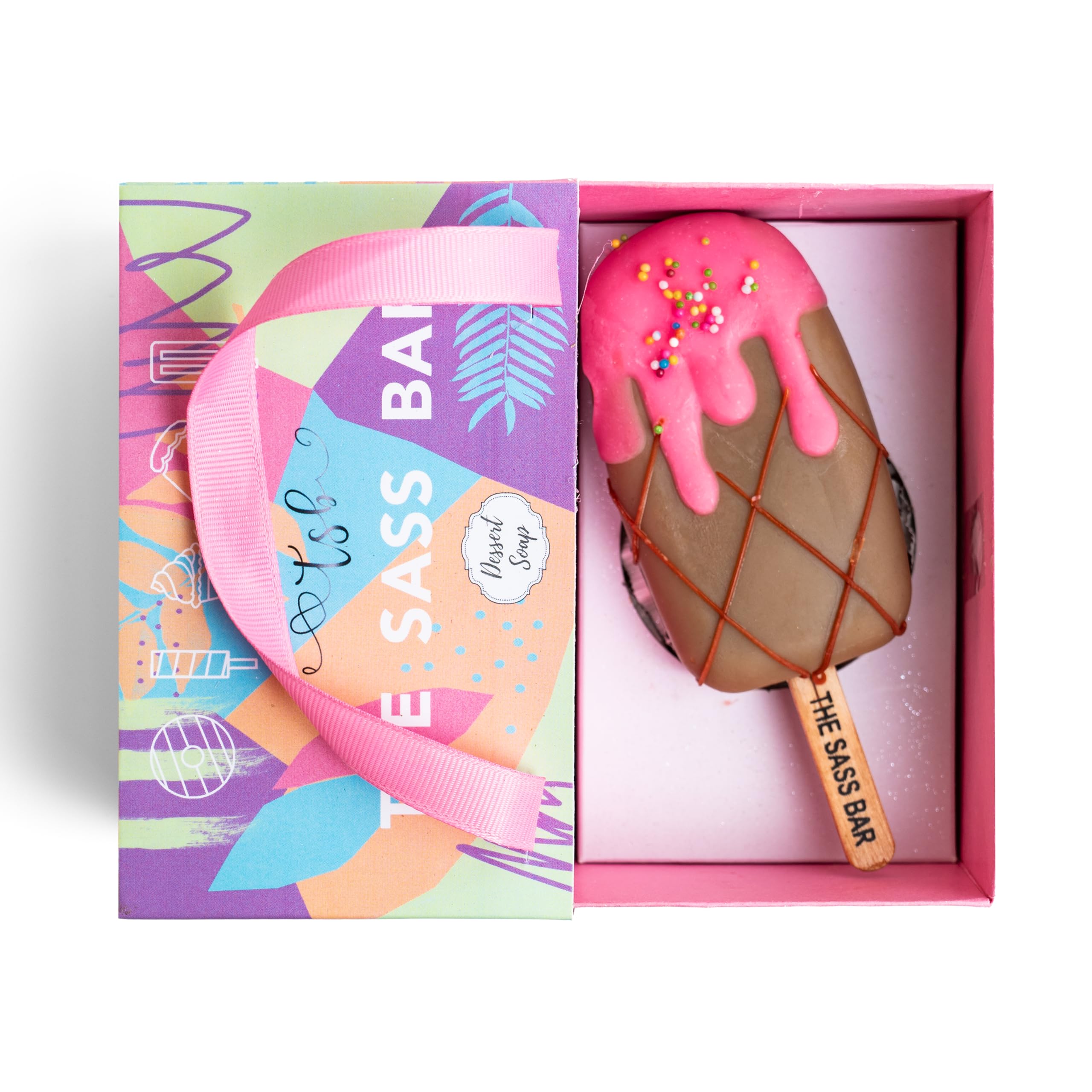 The Sass Bar Chocolate Melted Icecream Popsicle Soap