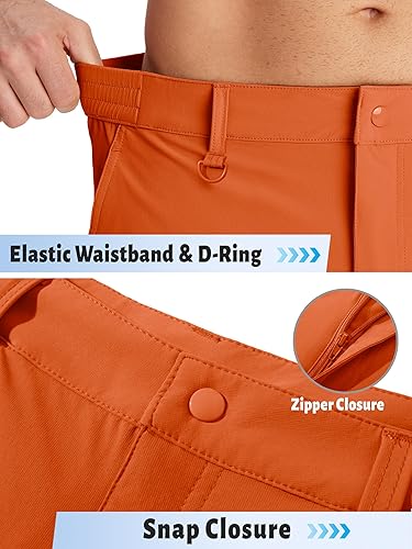 Miniatura 5 de TACVASEN Pantalones cortos de senderismo para hombre, de secado rápido, ligeros, para exteriores, golf, pesca, tácticos, casuales, con múltiples