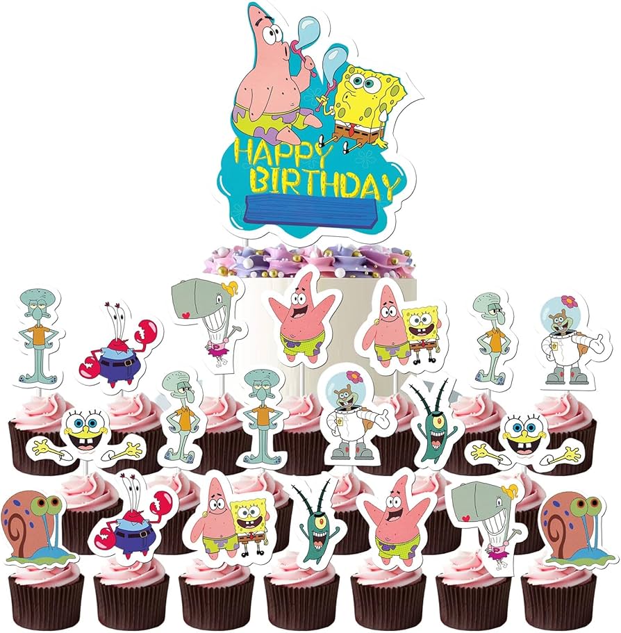 dibujo de cupcakes de cumpleaños