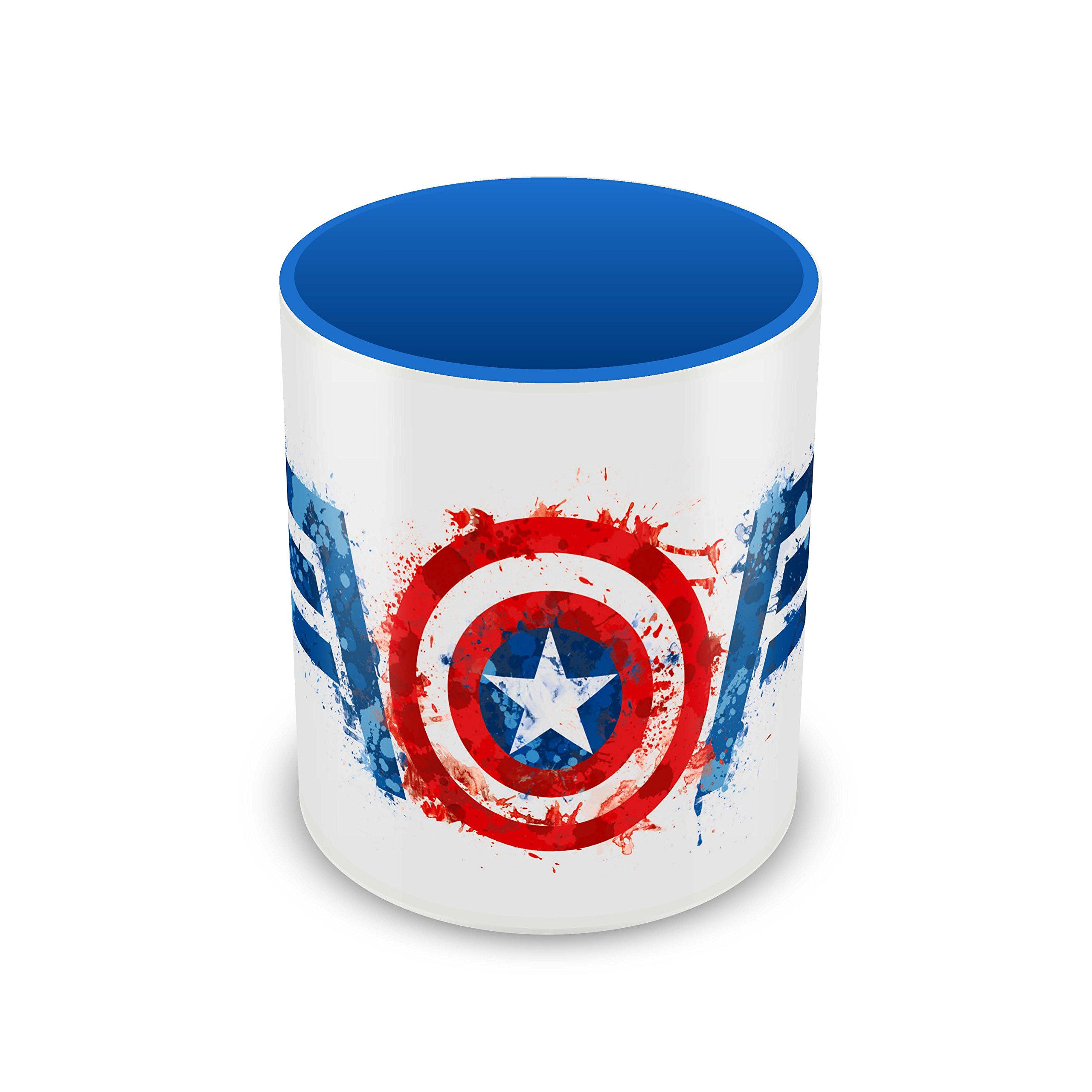 Marvel Ceramic Captain America - 75 Years Mug (8 Cm X 9.5 Cm, Multicolor)