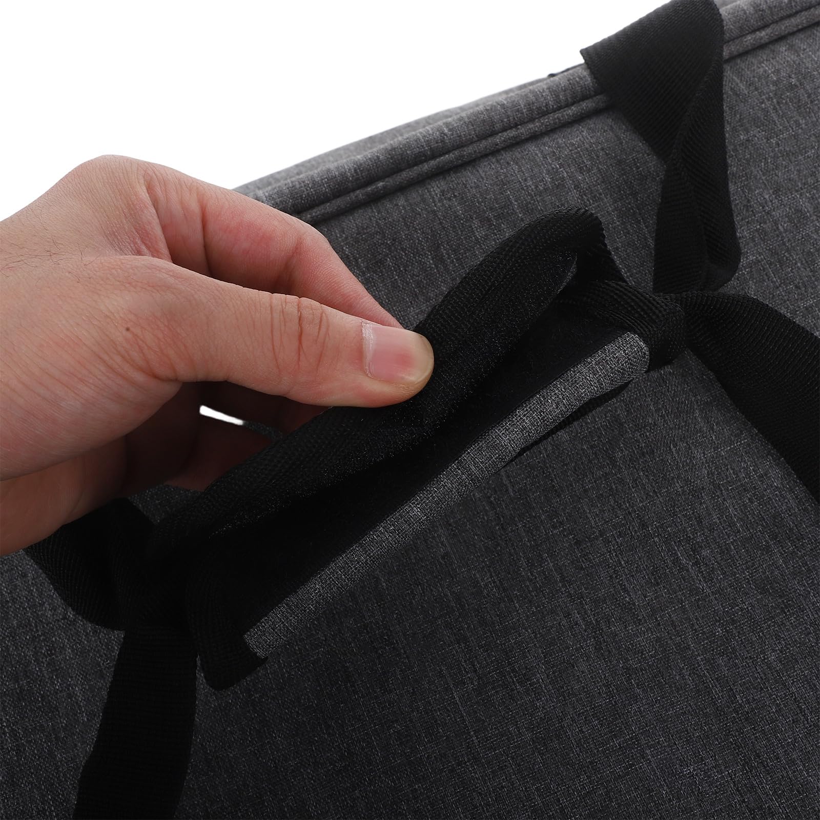 NUOBESTY Custodia per Trasporto a Doppio Strato per Scanner e Stampante | Tessuto Oxford, Scomparti Multipli, Design con Ruote e Maniglia, per Spostamenti Brevi e Studio Domestico