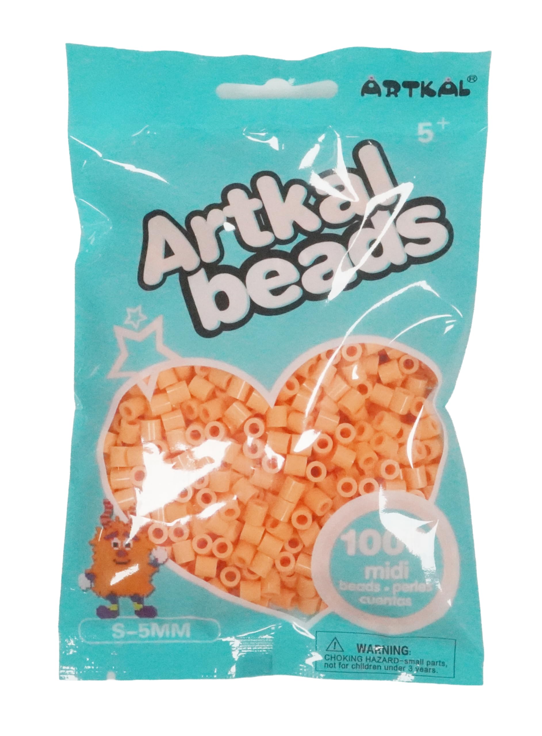Mouldmaster Peach Artkal 5Mm Midi Fuse Beads 1000 Beads