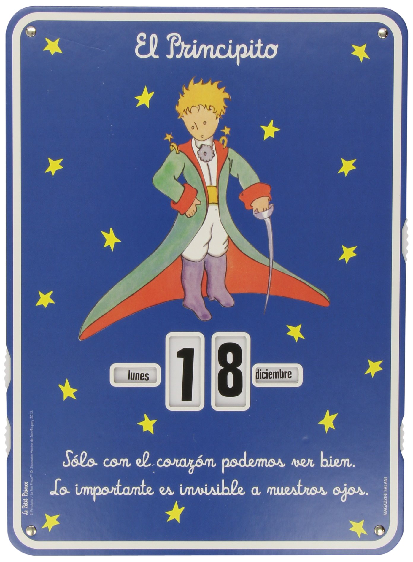 CALENDARIO EL PRINCIPITO 2014 SOLO CON EL CORAZON PODEMOS V