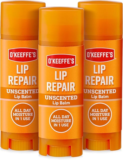 O'Keeffe's Balsam do ust bez zapachu, 4,2 g, opakowanie 3 szt