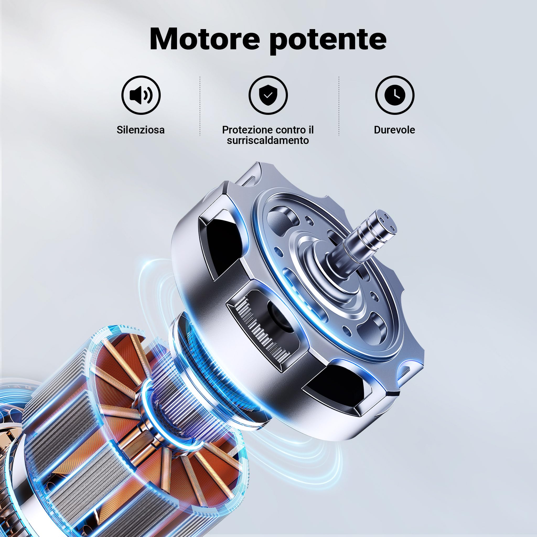 Wiltec Pompa sommersa 400 W, pompa per acque reflue con portata max 7000 l/h, pompa a immersione, prevalenza max 7 m