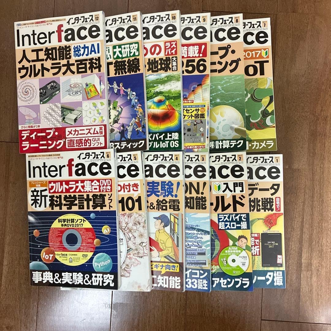 2025年5月号 ｜ Interface – CQ出版 Interface 2017年号 1月から12月
