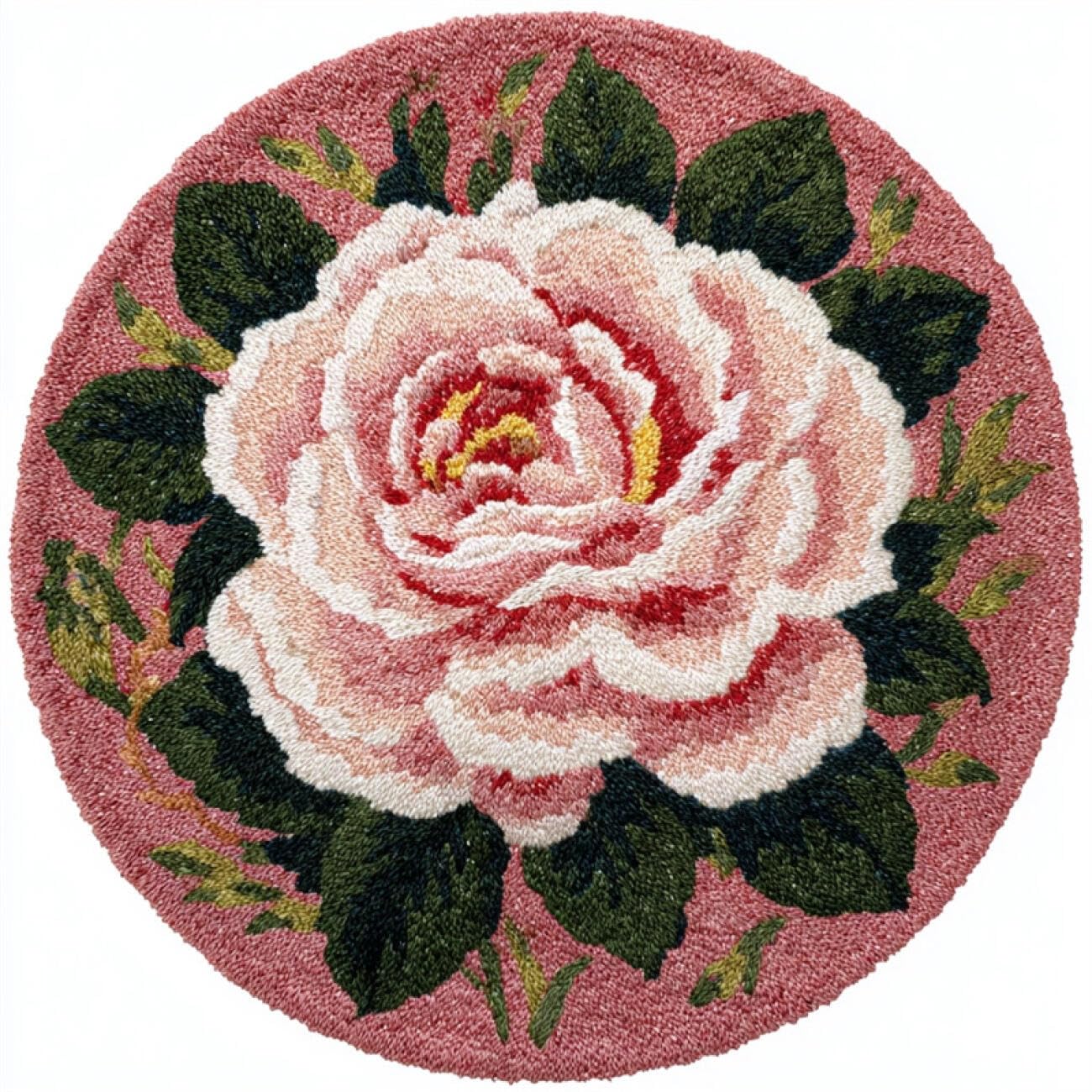 Kitquiver Tapestry Kits for Adults Pink Roses 50x50cm