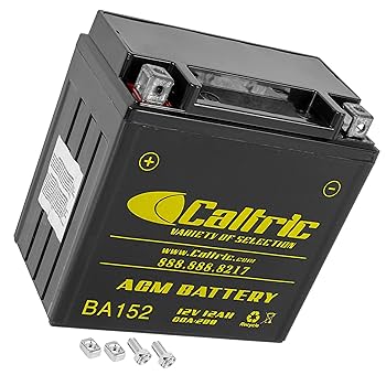 Amazon.com: Caltric AGM Battery Compatible with Kawasaki