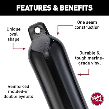 Amazon.com: Taylor Made Hull-Gard Inflatable Boat Fender