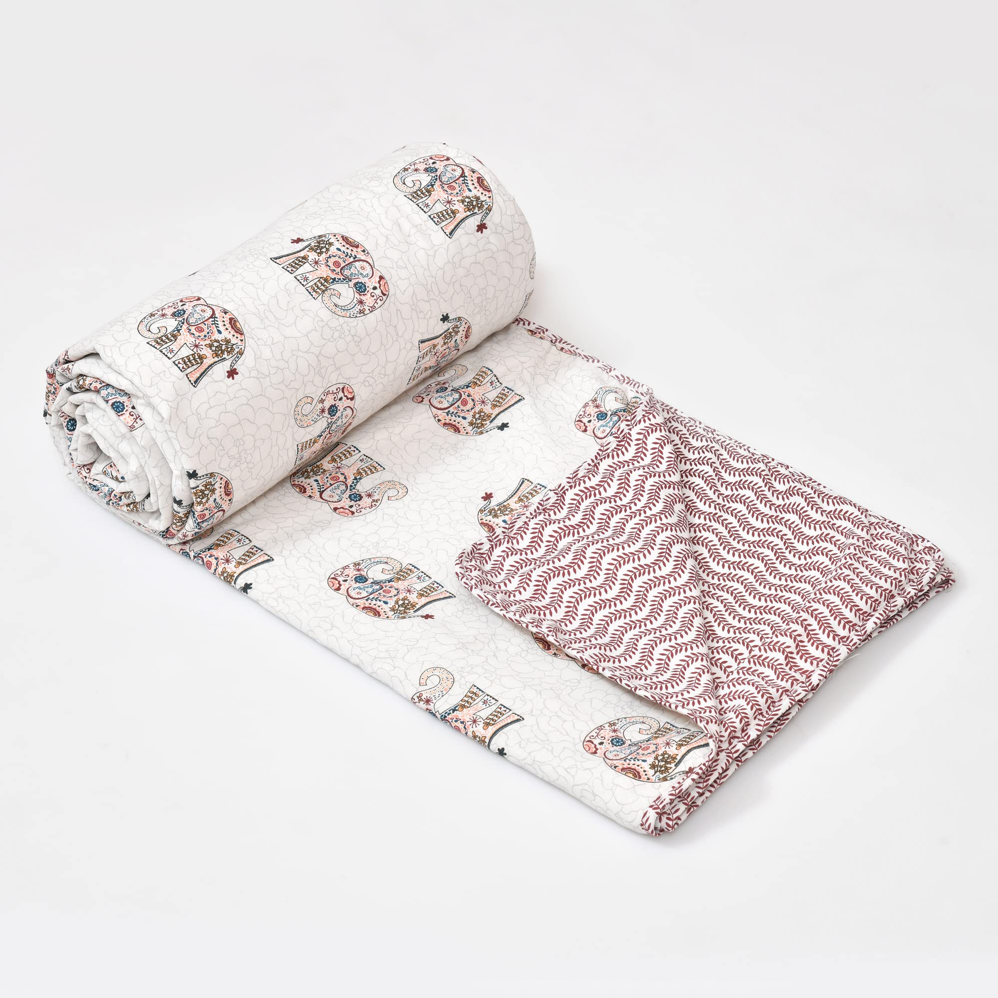 Shubastik Pure Cotton 3 Layer Lightweight Printed Single Bed Reversible Dohar/AC Blanket for Summer Single Bed (60 X 90 Inch) (B0D1R71R3H) Amazon Price History, Amazon Price Tracker