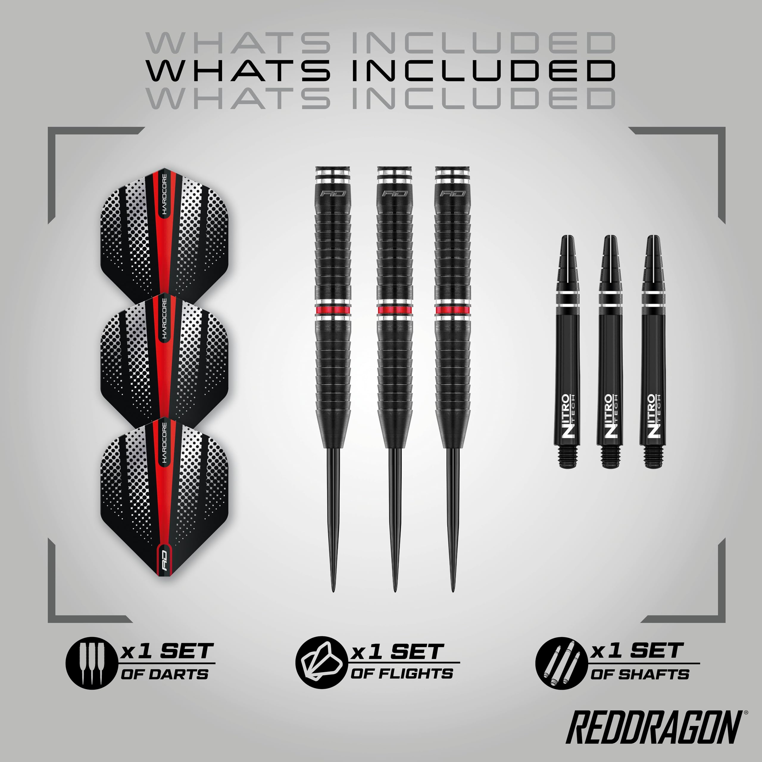 【lanp】 Dart Set Red Dragon Darts RED DRAGON - Razor Edge ZX-95 Darts - 95