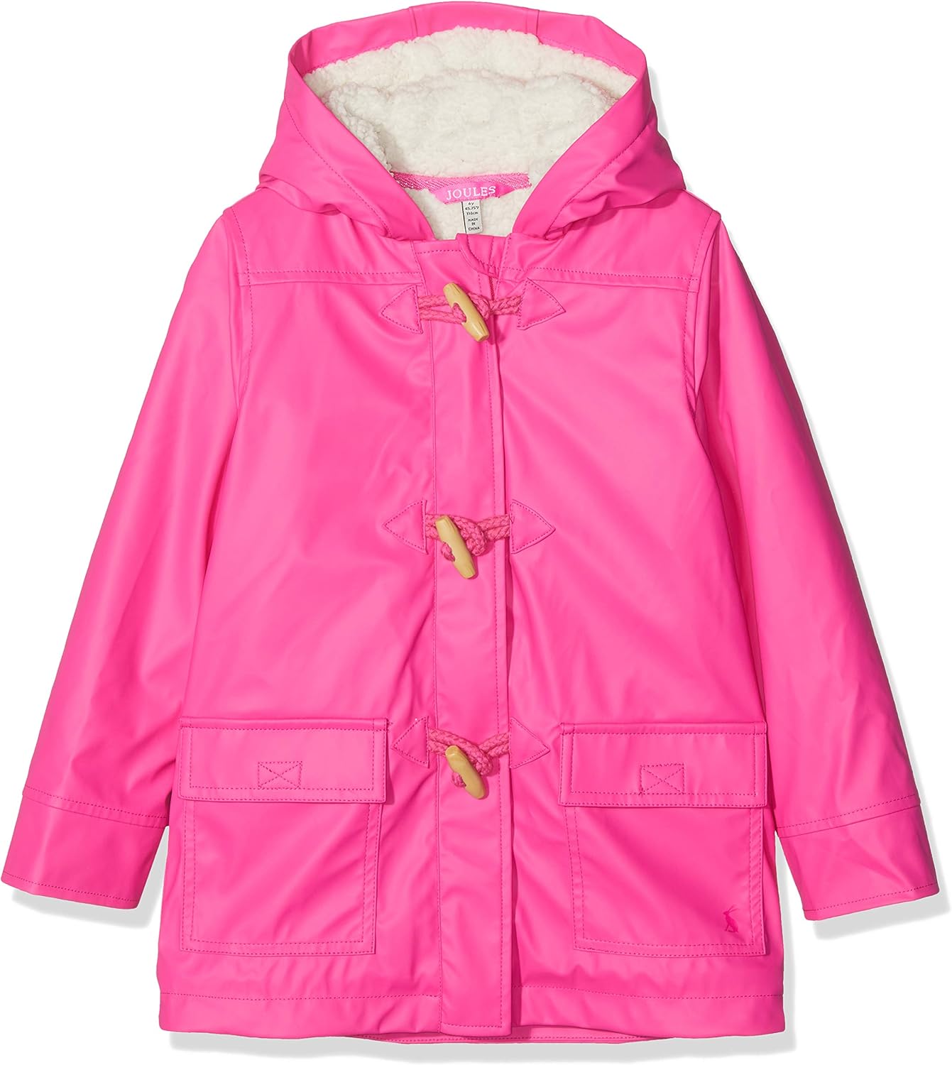 Girls pink duffle coat Clearance