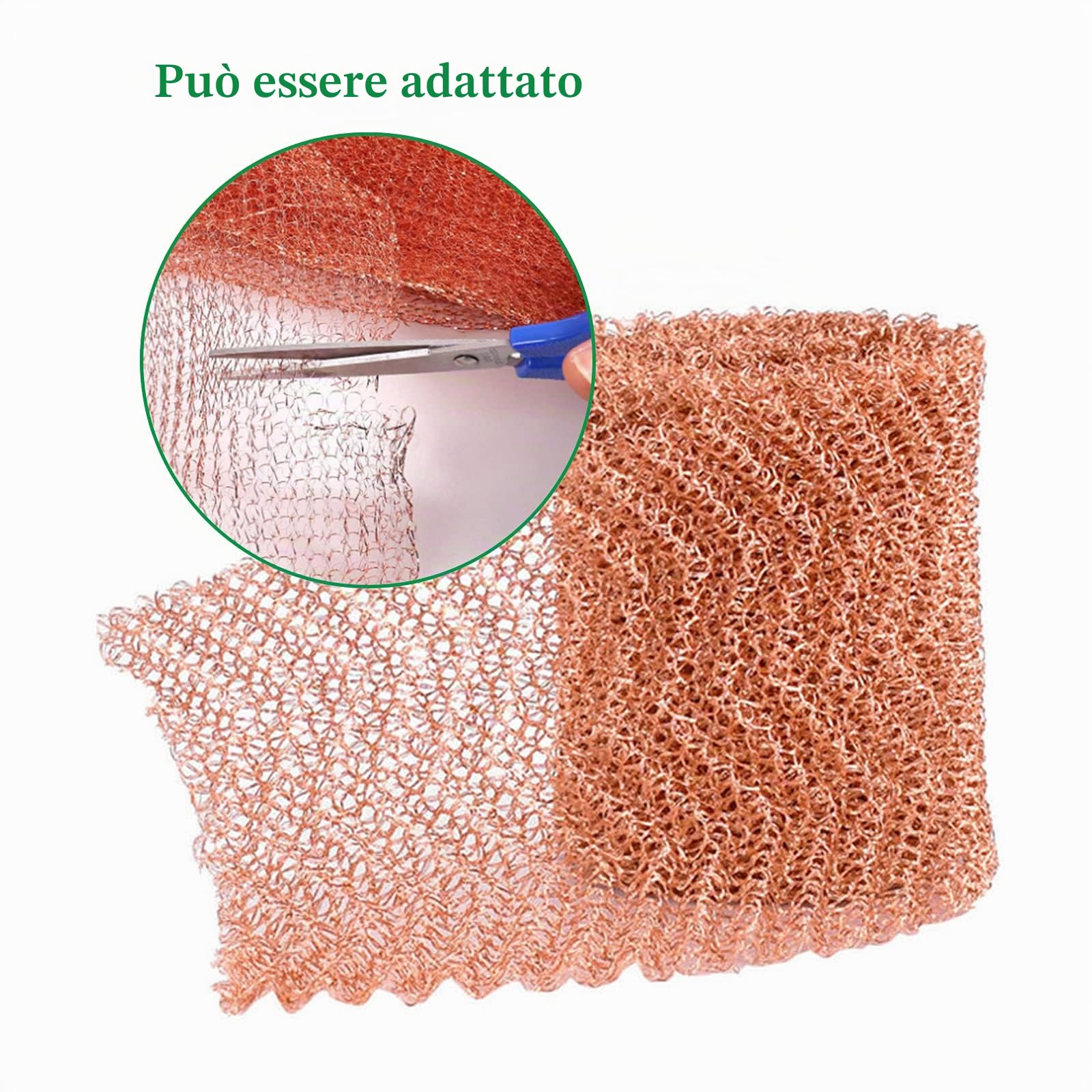 HIFROM Nastro in Rame Contro Lumache, Rete per Protezione Piante, Repellente per Giardino e Semi (12,7 cm x 9 m)