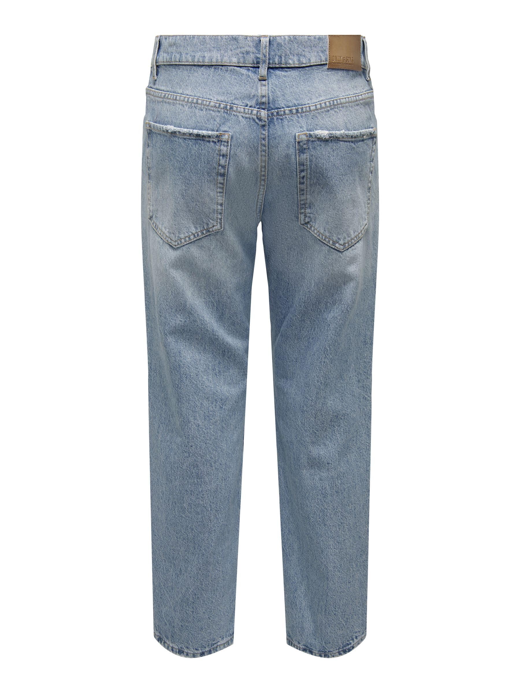 Only & Sons Loose fit Jeans ONSEDGE Mid Rise Straight Fit Jeans