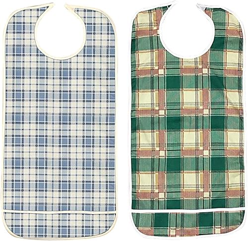 Miniatura 4 de 4Pack vinilo de adultos adulto baberos con crumb CatcherPREMIUM