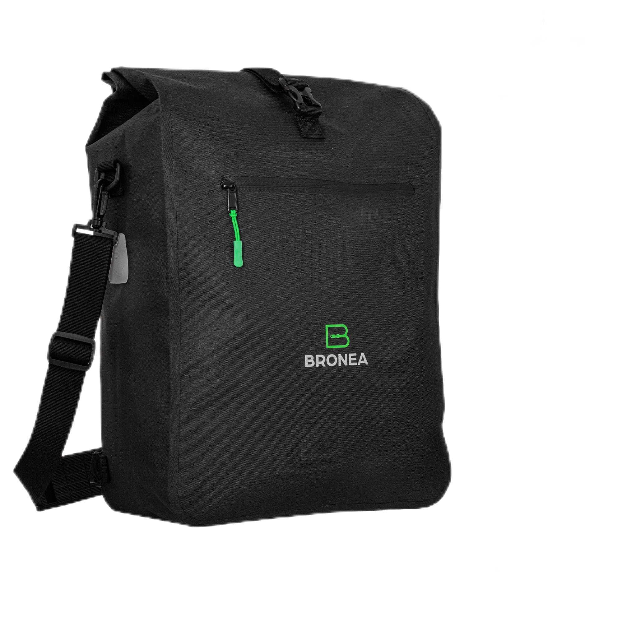 3 in 1 Fahrradtasche Wasserdicht - 28L - Kombi Rucksack & Umhängetasche - Gepäckträgertasche für Fahrrad - TPU600 Material - Integrierte Laptoptasche - Schnellmontage an Gepäckträger