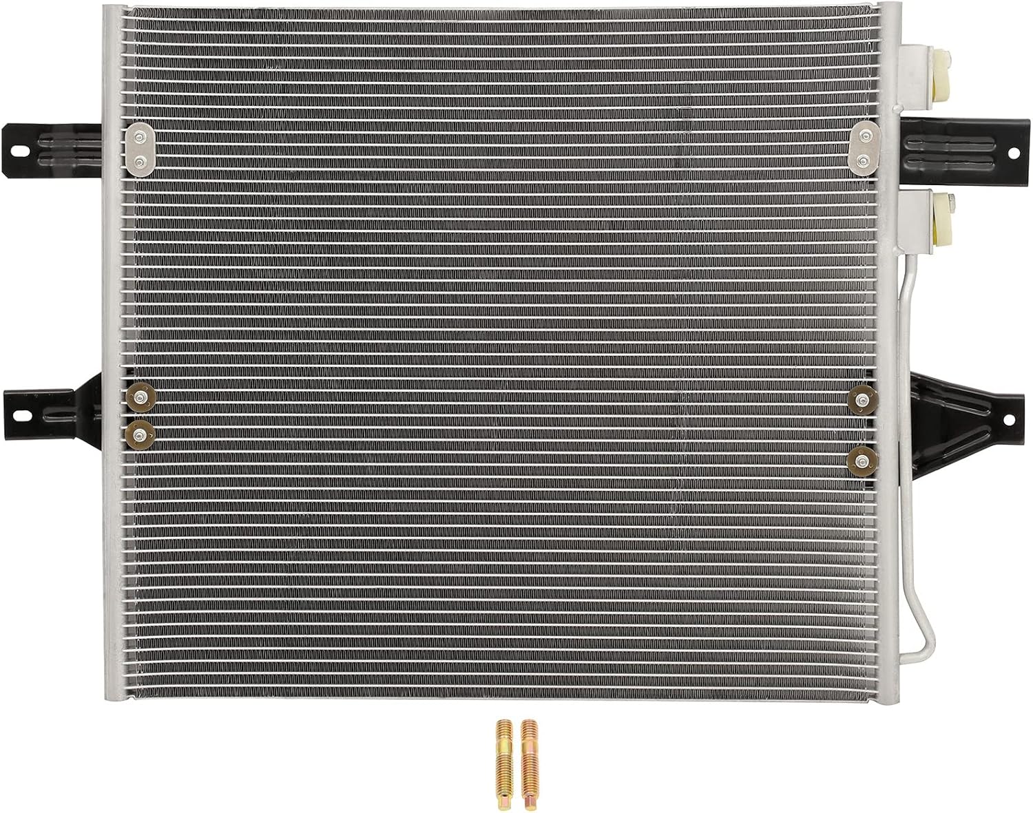 OCPTY Condenser fits for 2003-2007 for Dodge Ram 2500 2003-2007 for Dodge Ram 3500 replace 3265 3710 2711 A/C Condenser Replacement, Air Conditioning Condenser