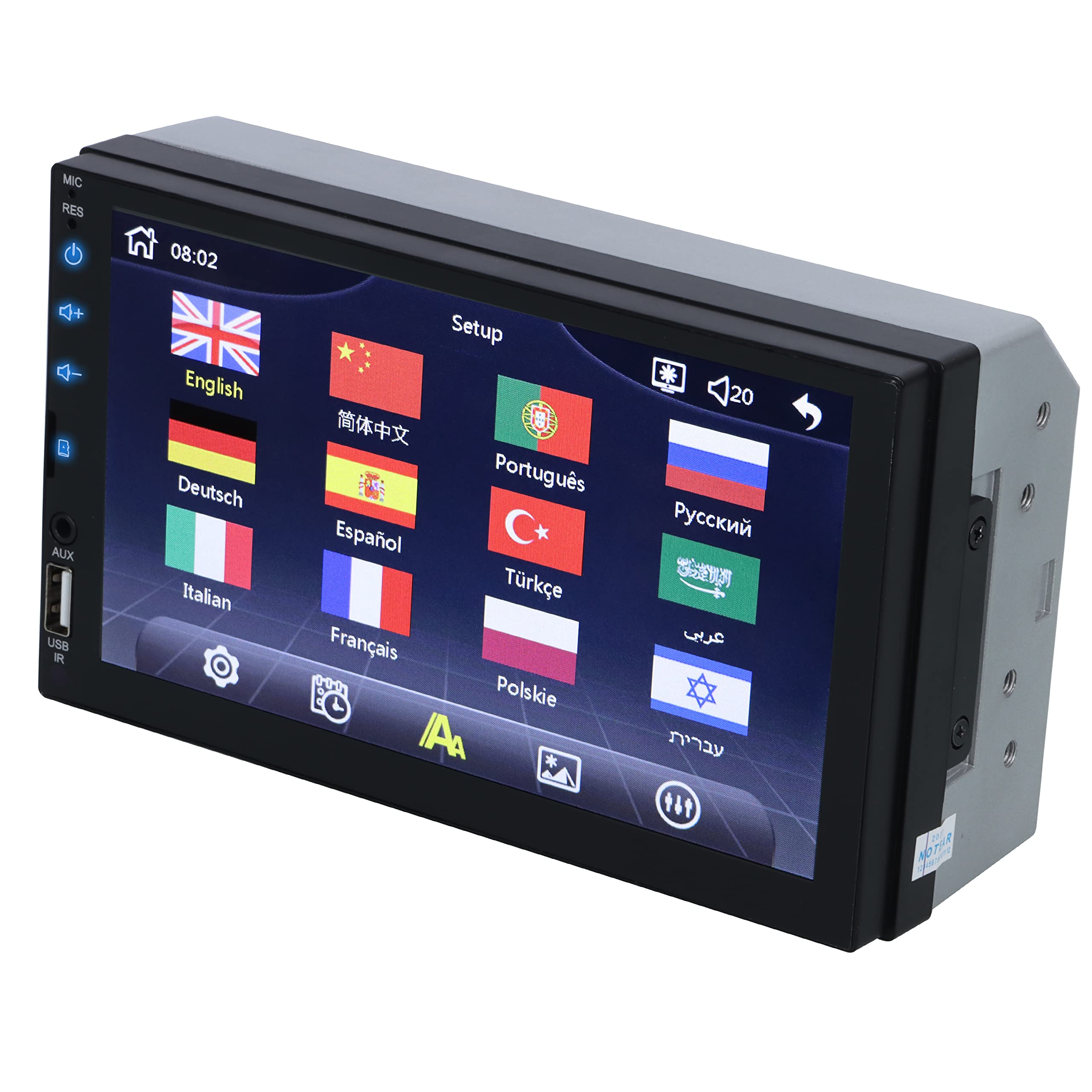 Amazon.com: Gravity D895C 7-Inch 1080P Touch Screen Double DIN Car